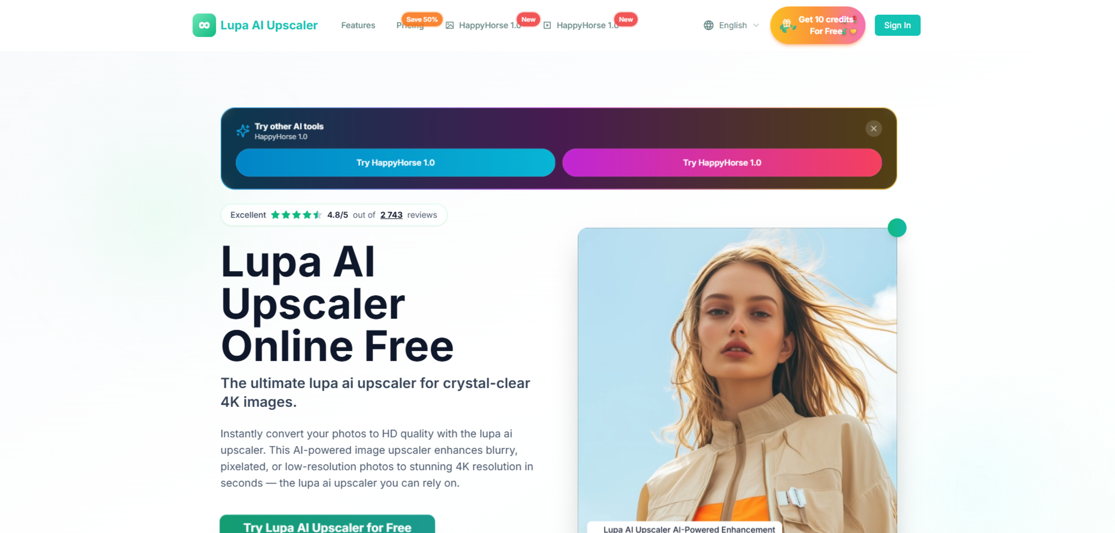 Lupa AI Upscaler