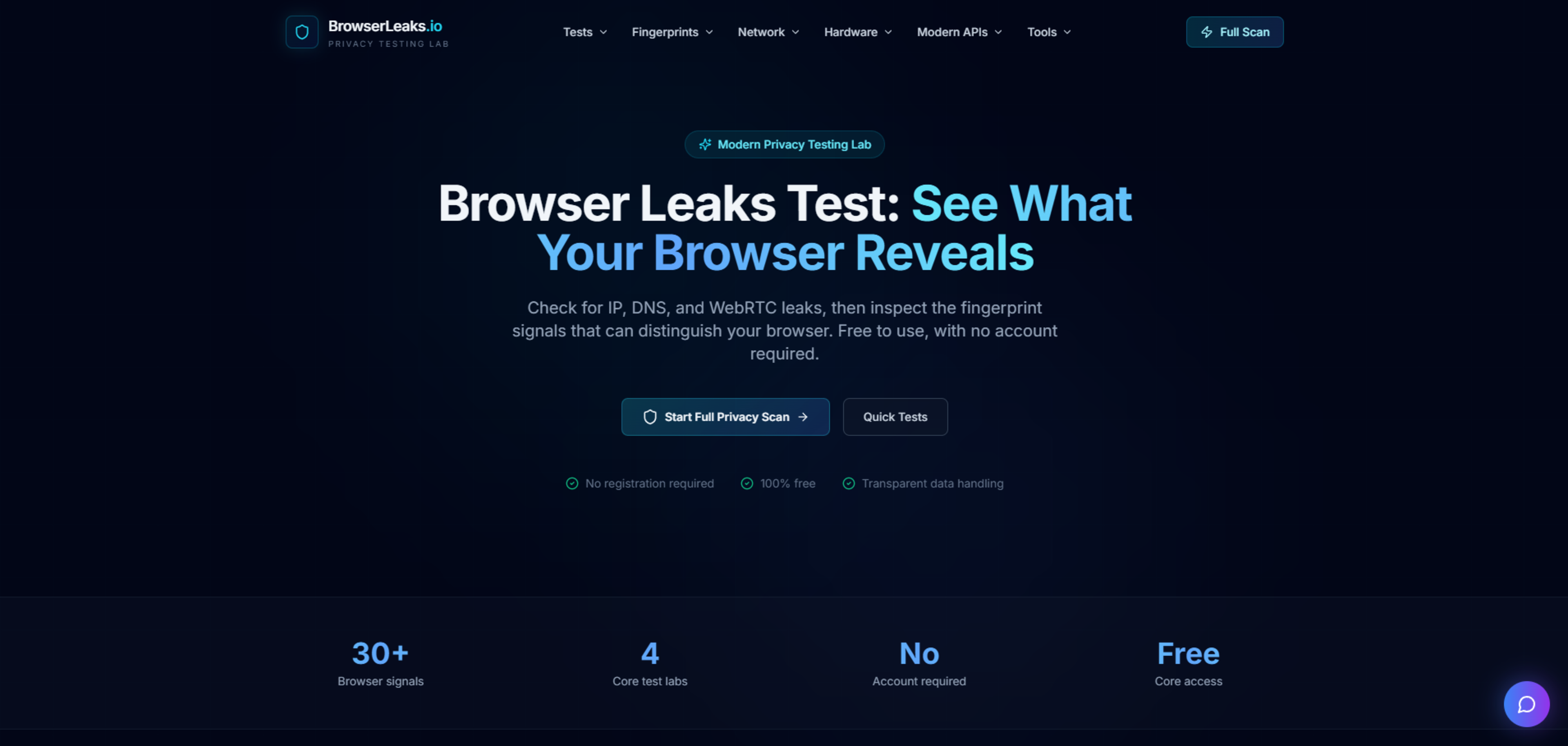 BrowserLeaks