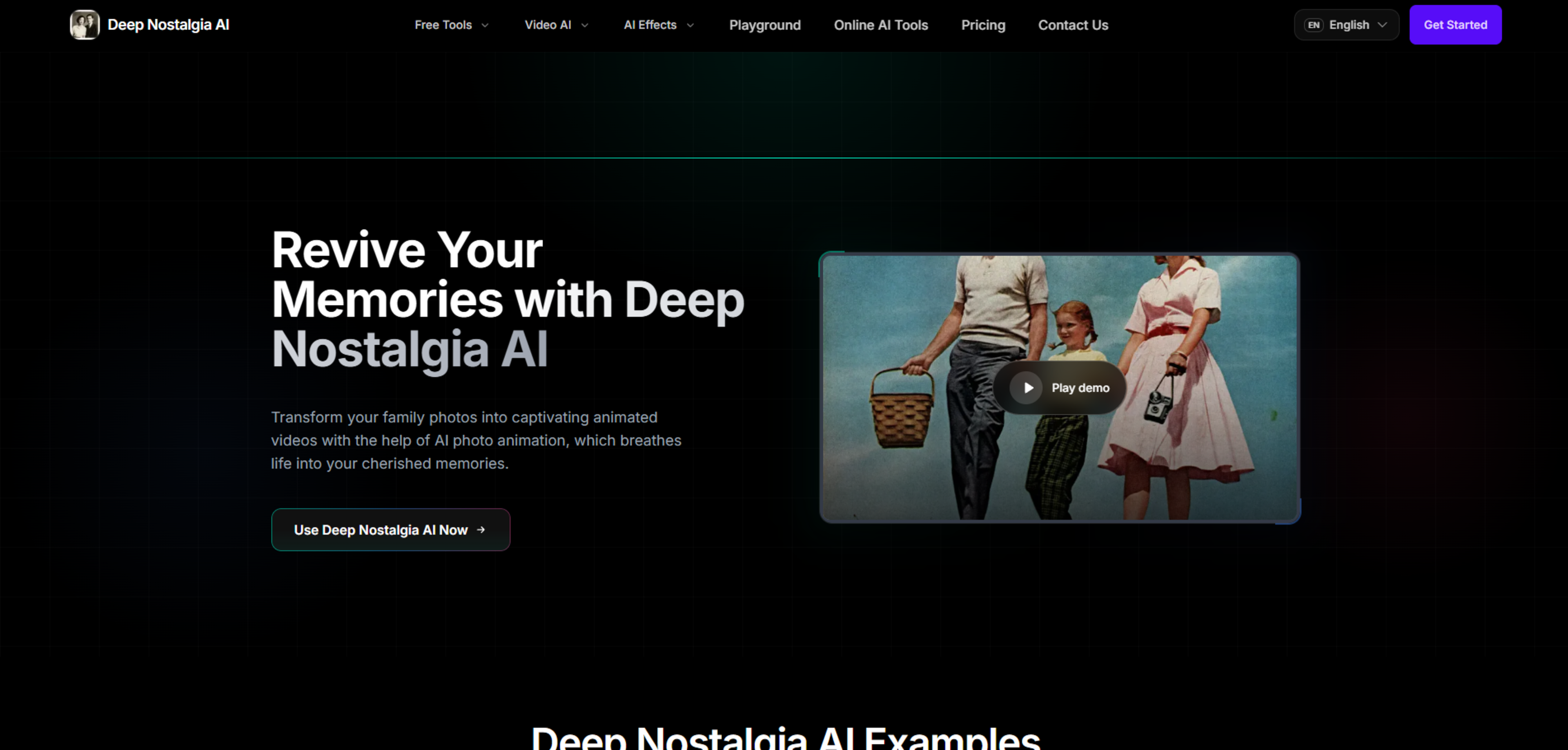 Deep Nostalgia AI