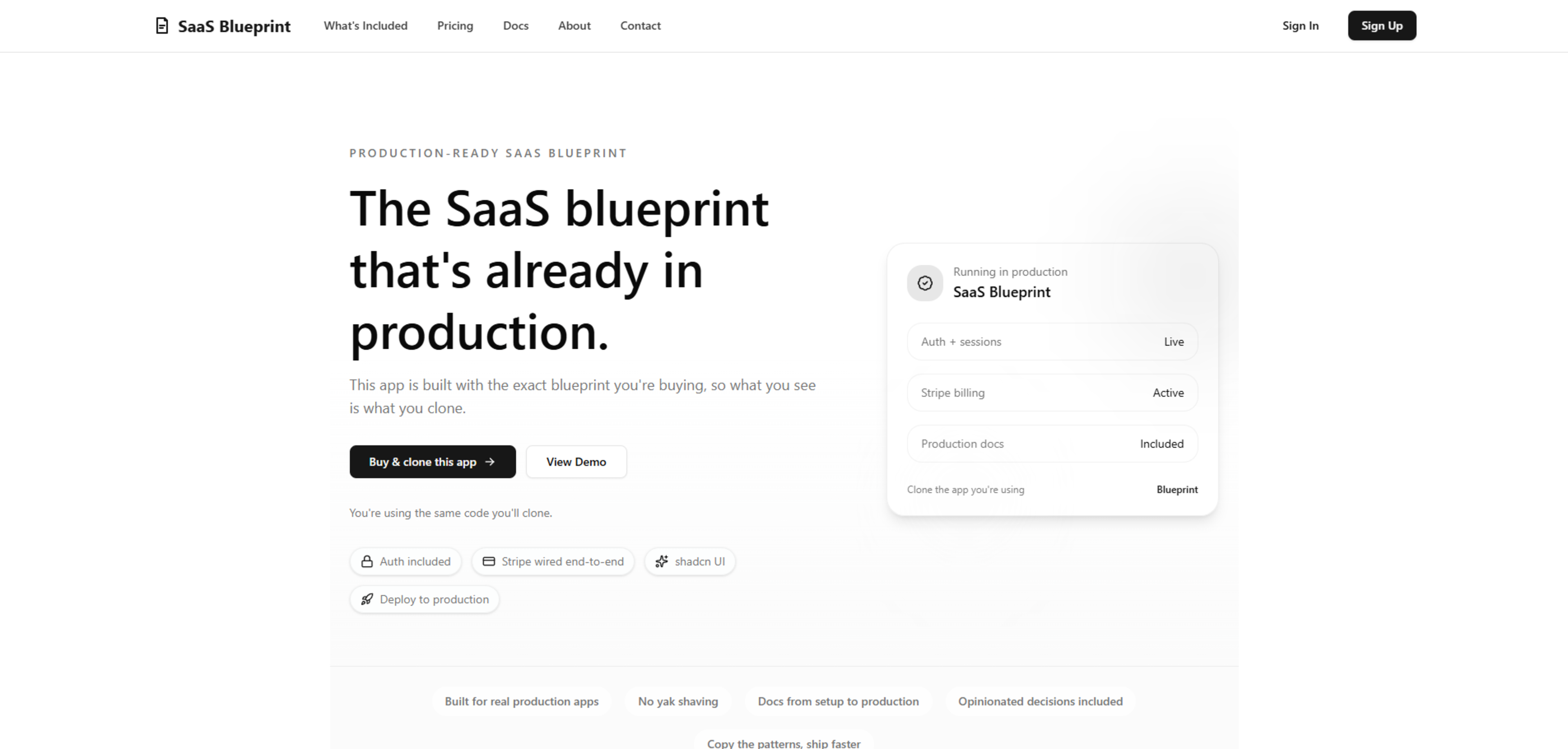 SaaS Blueprint