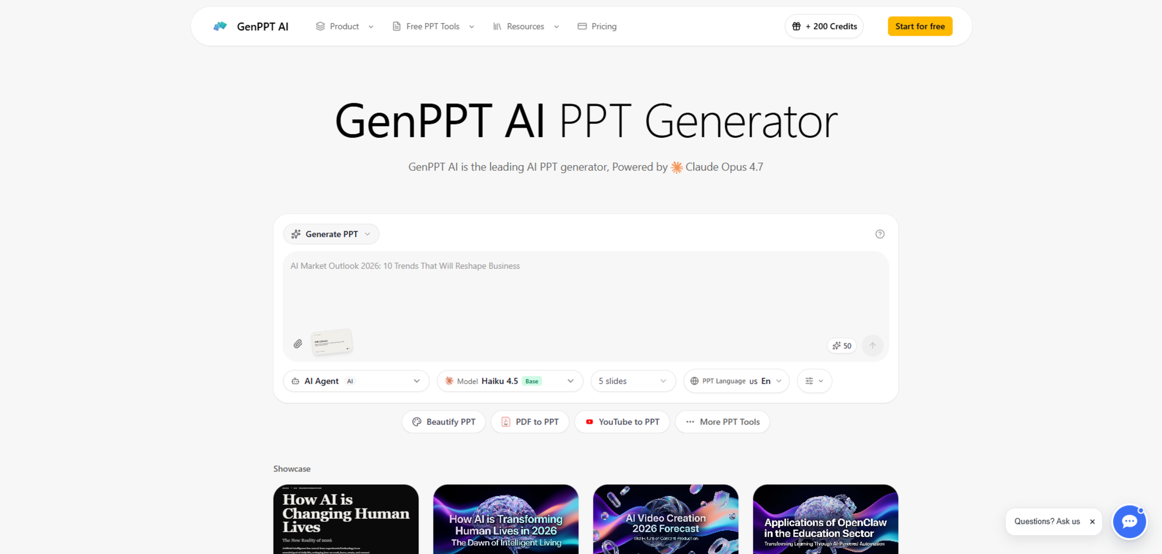 GenPPT AI