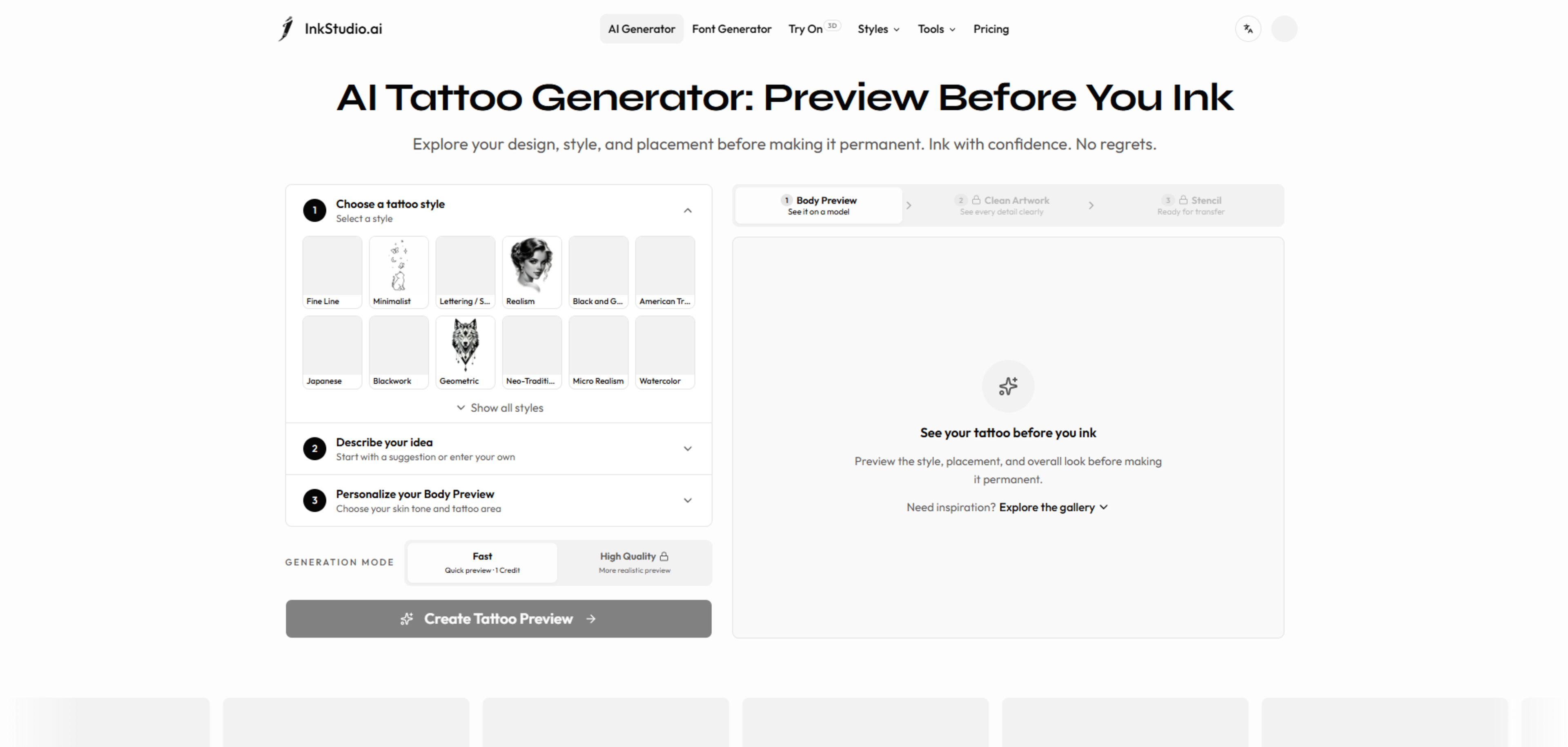 InkStudio AI 
