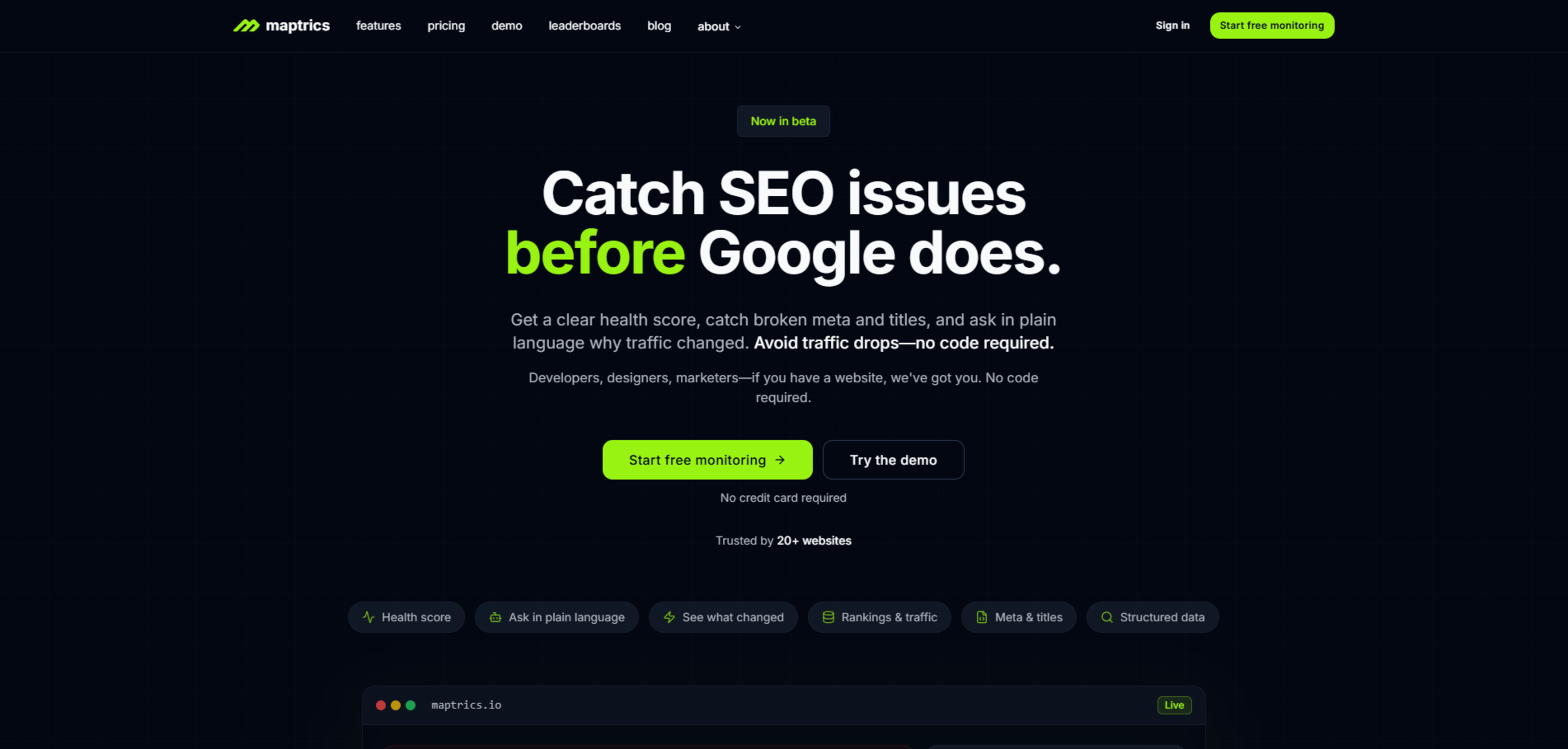 maptrics