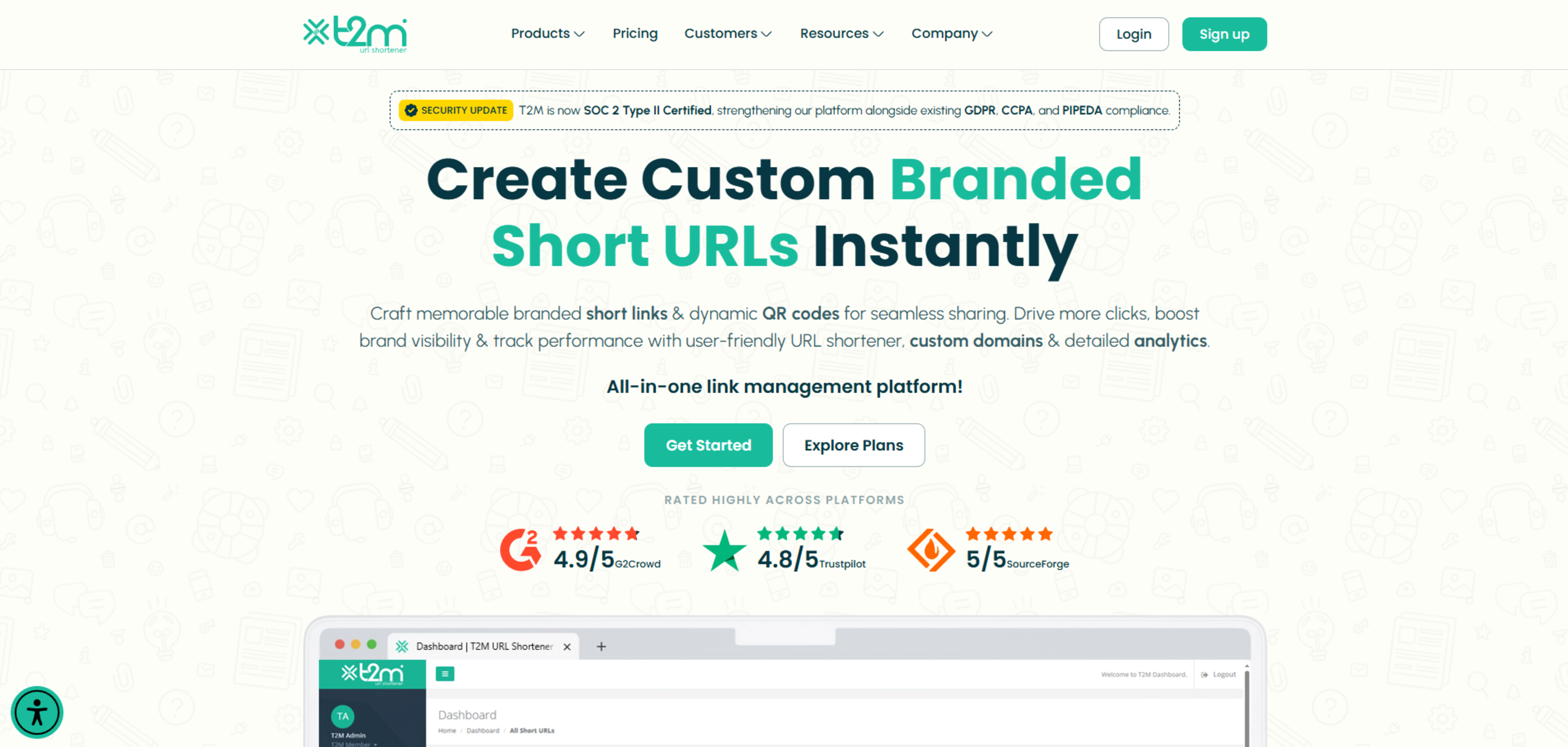 T2M URL Shortener