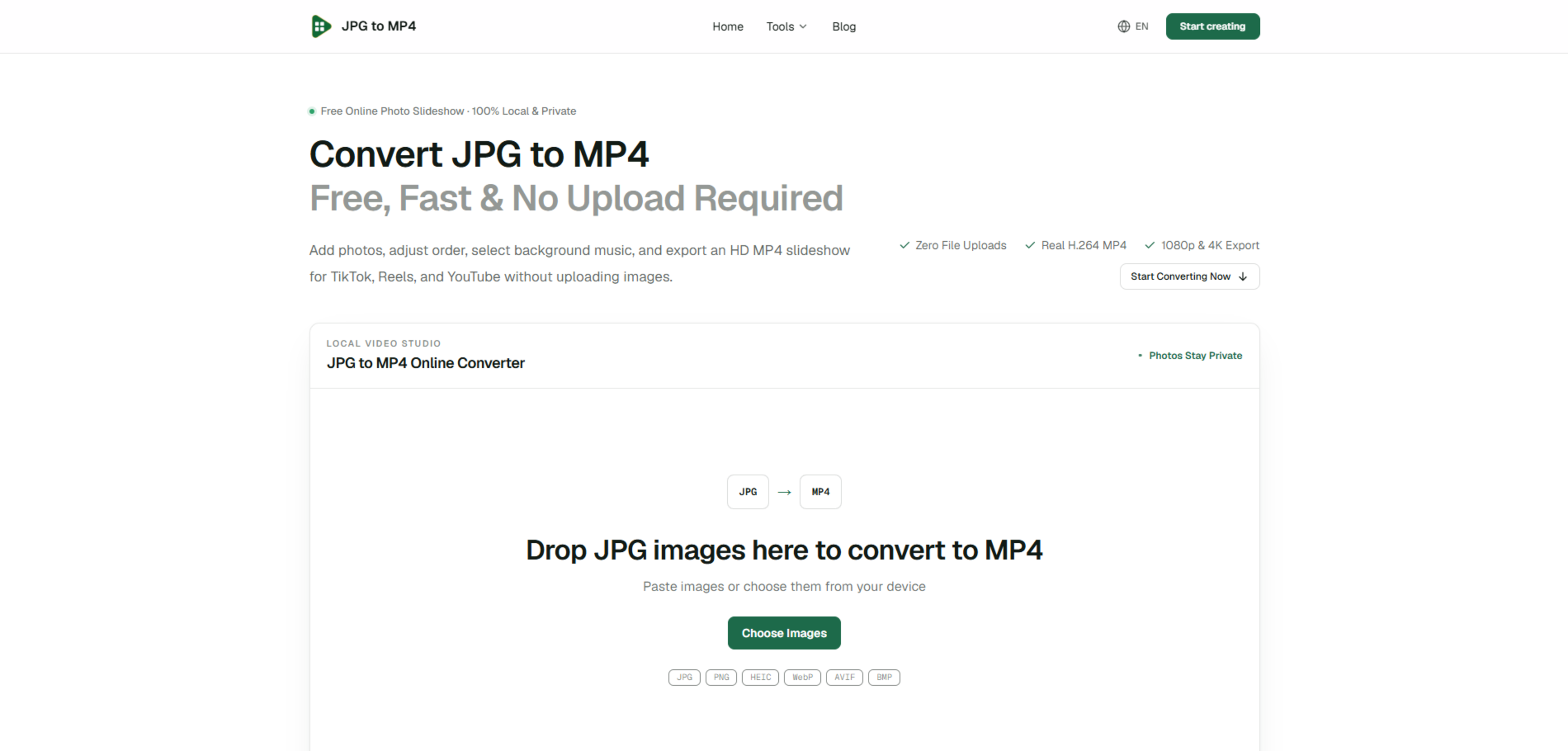JPG to MP4 Converter