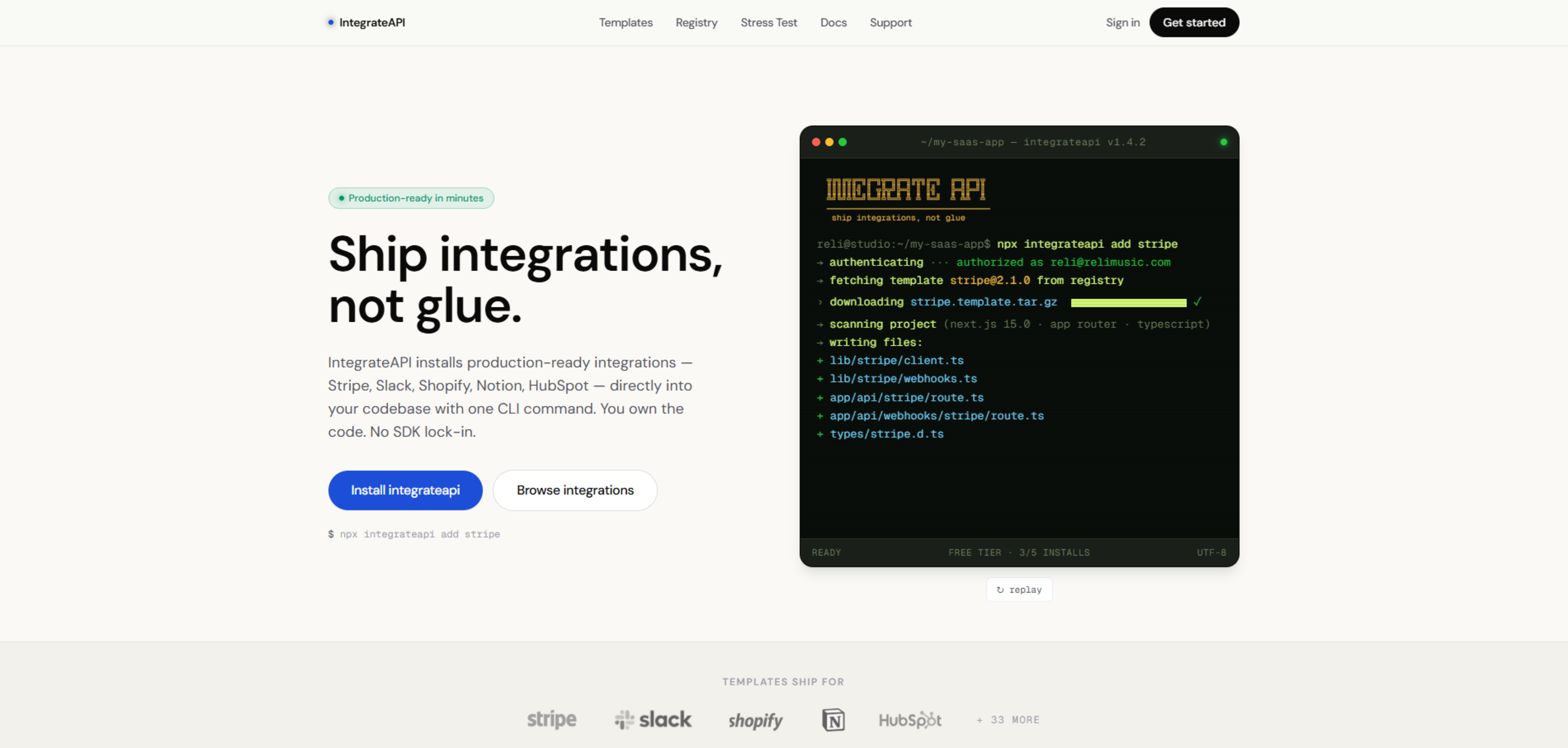 IntegrateAPI