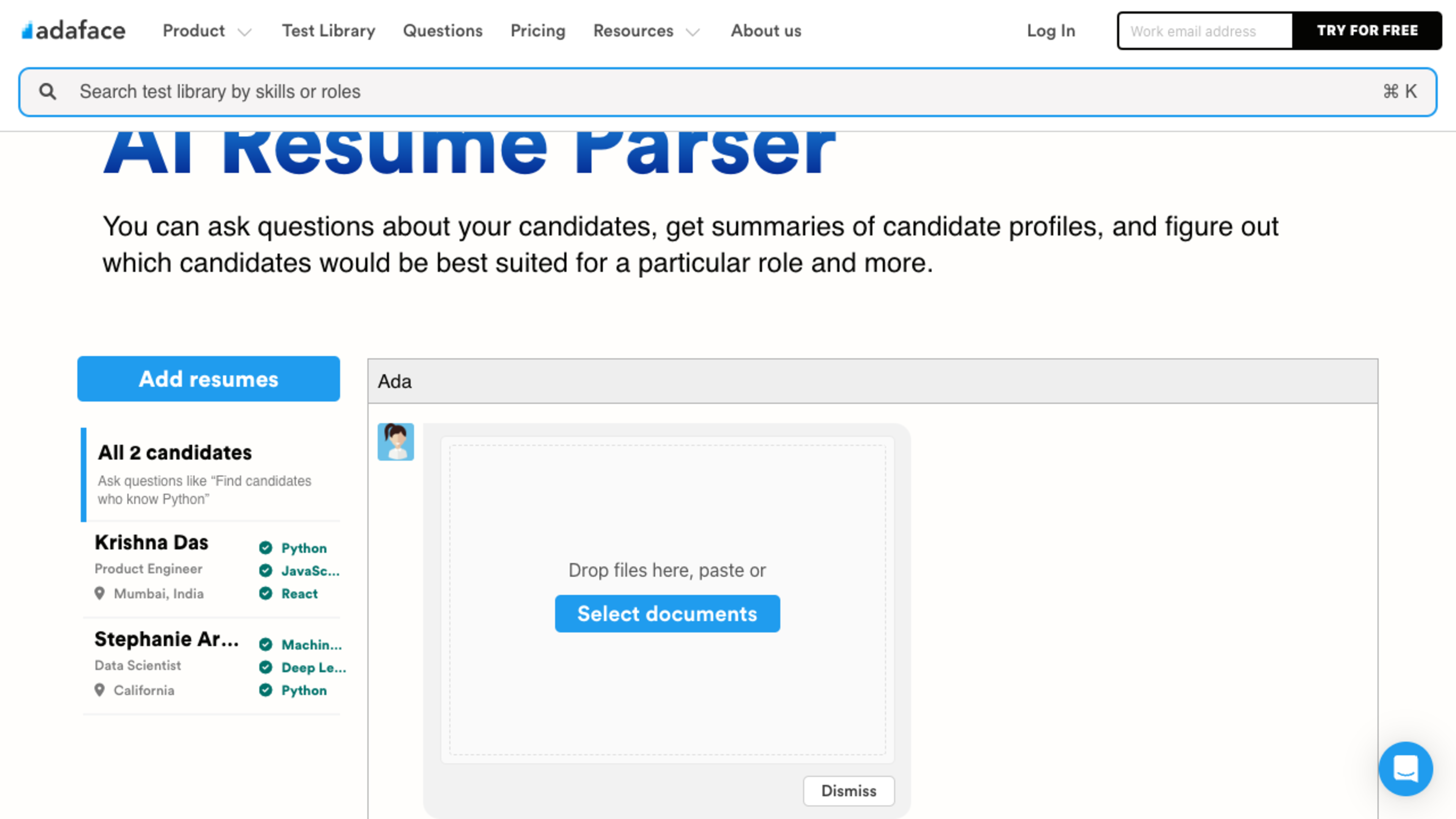 AI Resume Parser