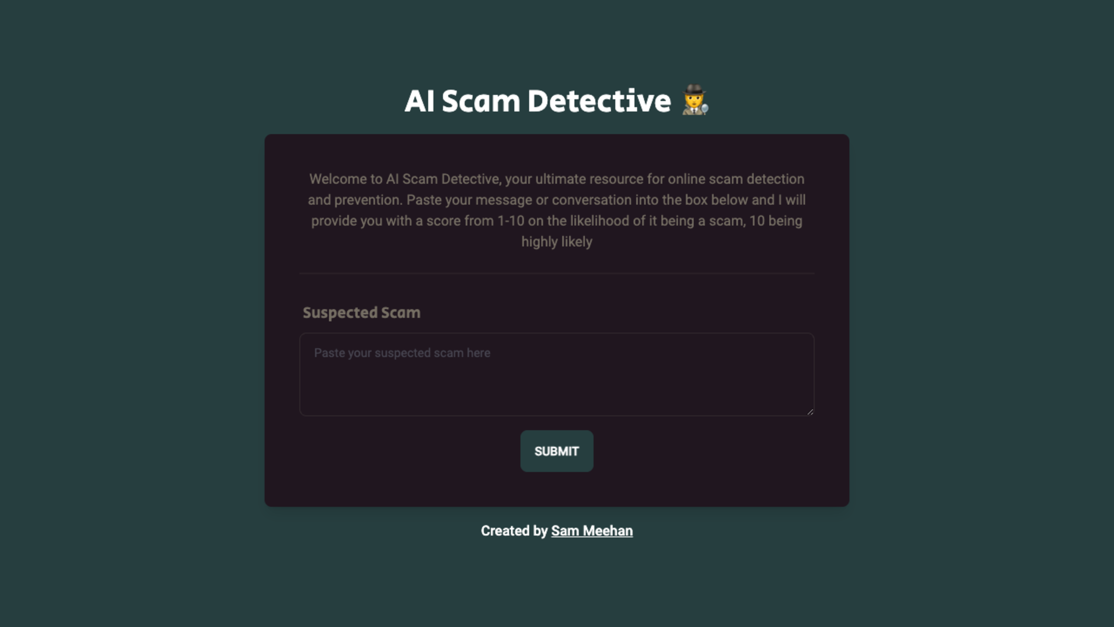 AI Scam Detective