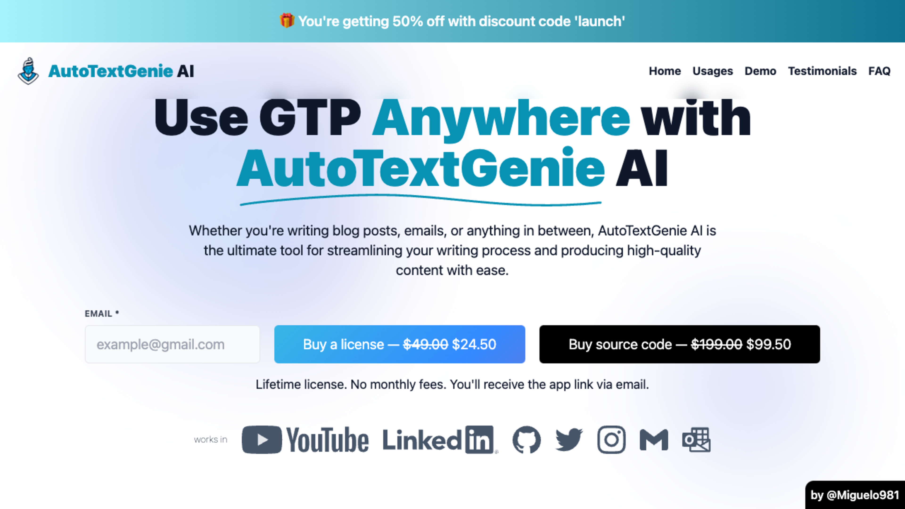 AutoTextGenie AI