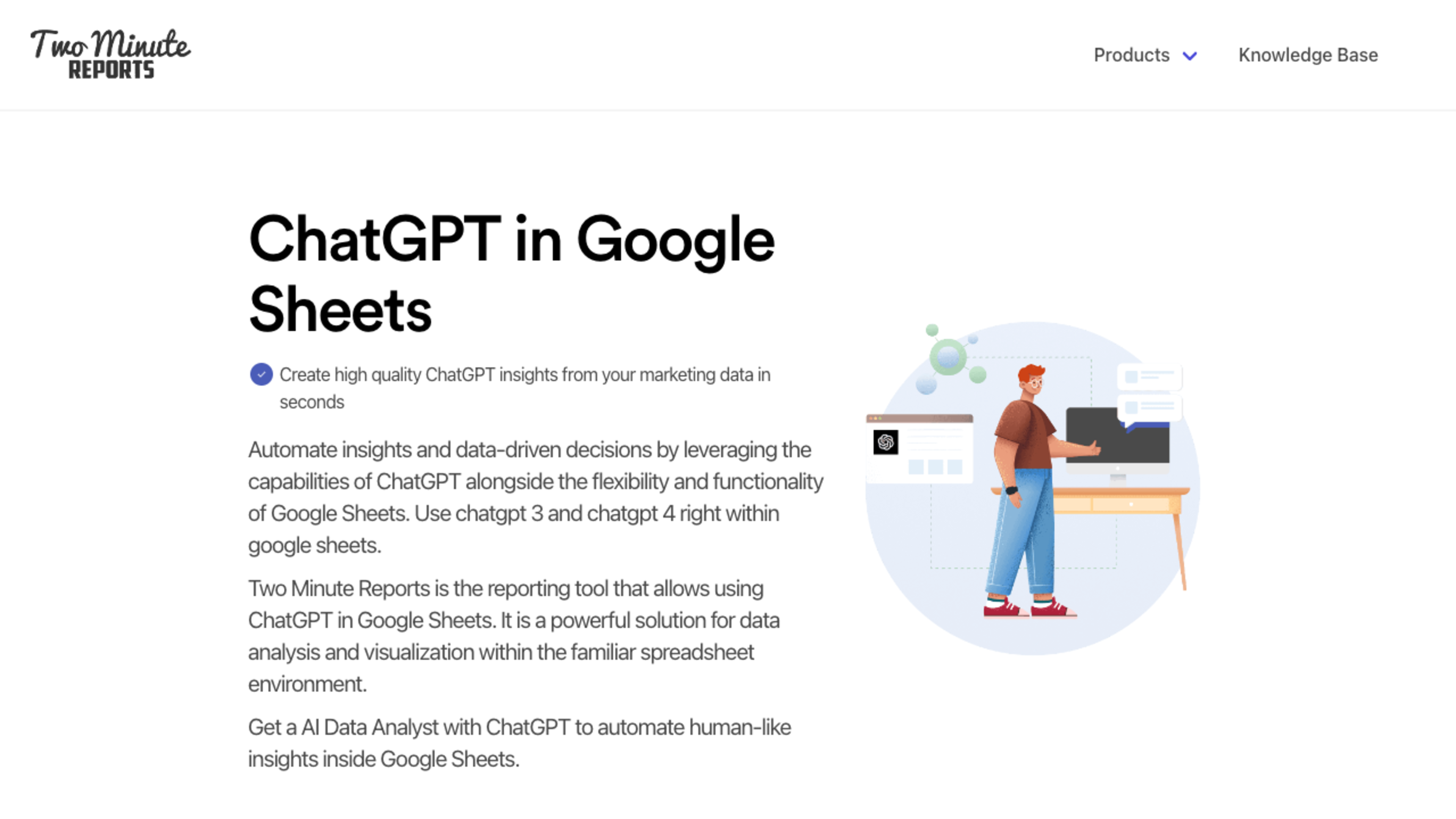 ChatGPT in Google Sheets