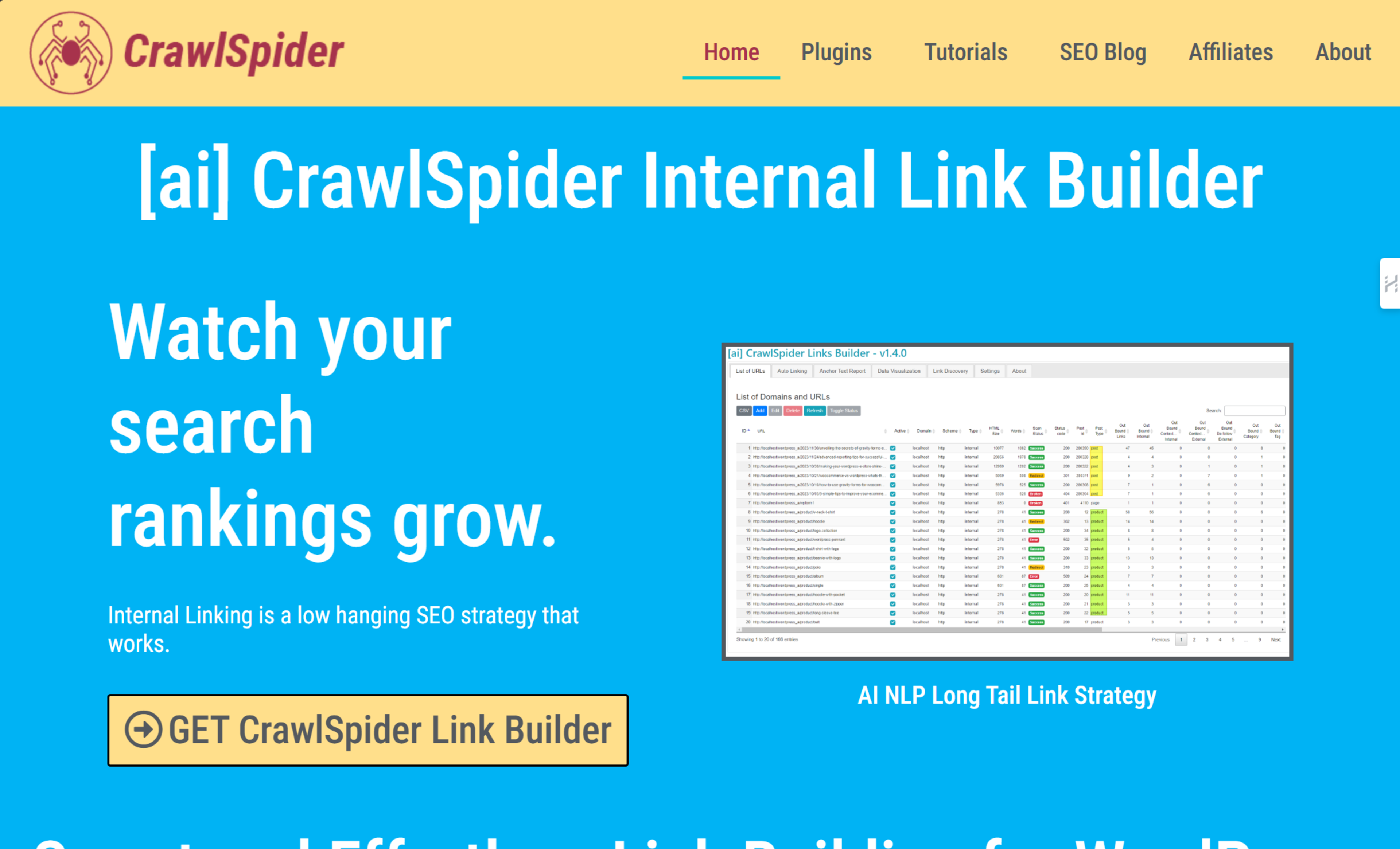 CrawlSpider Internal Link Builder