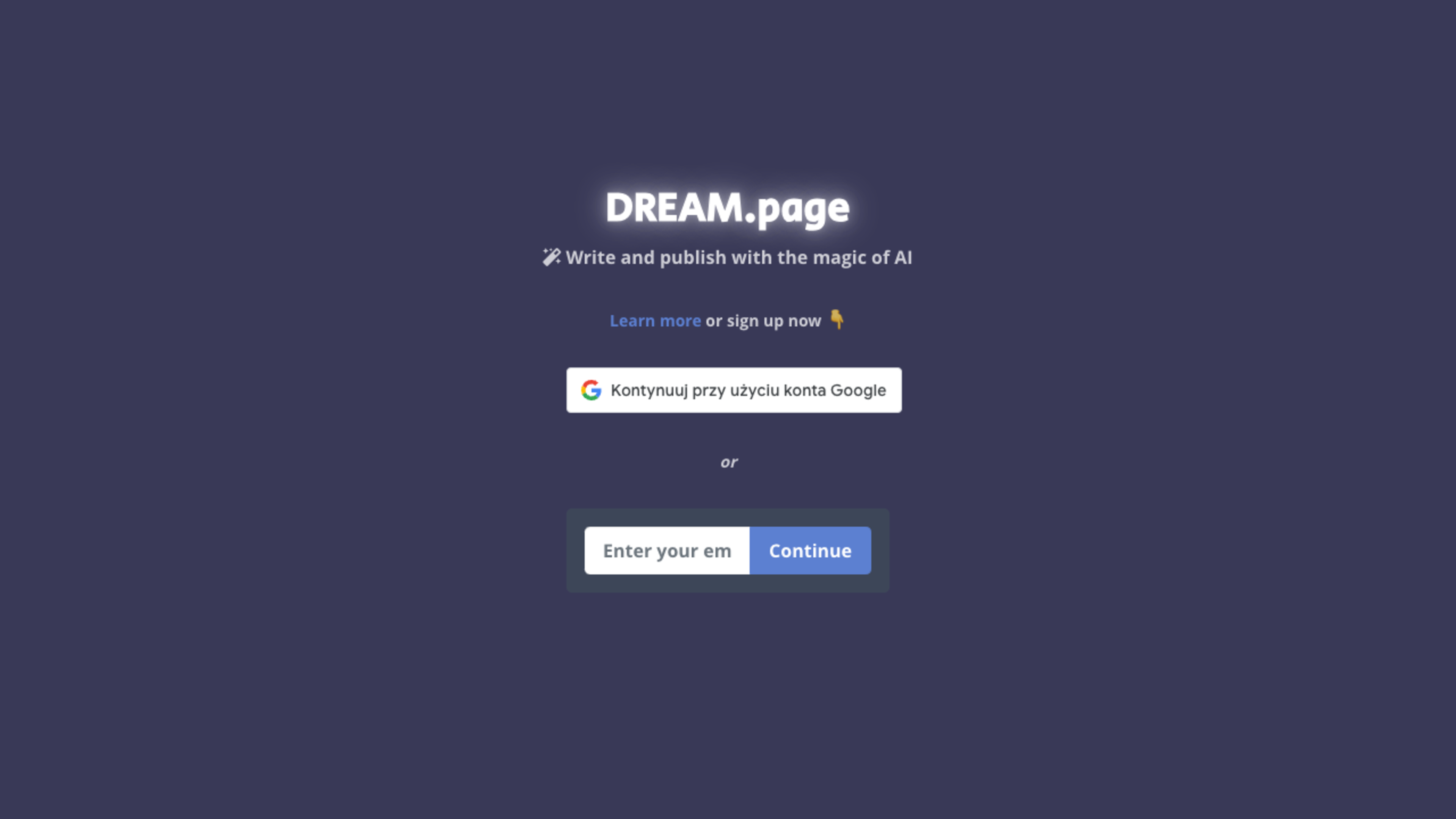 DREAM.page