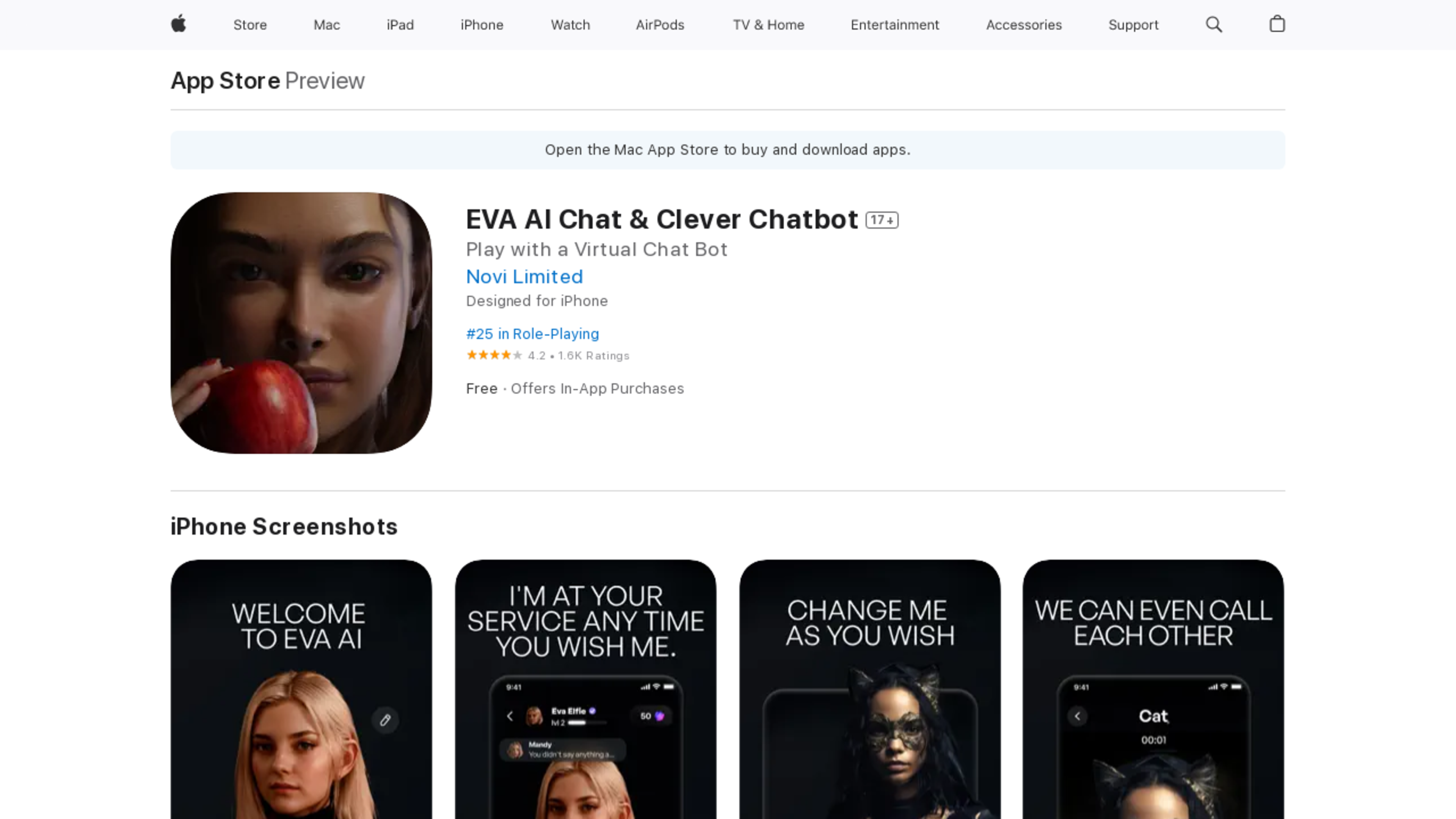 EVA AI Chat & Clever Chatbot