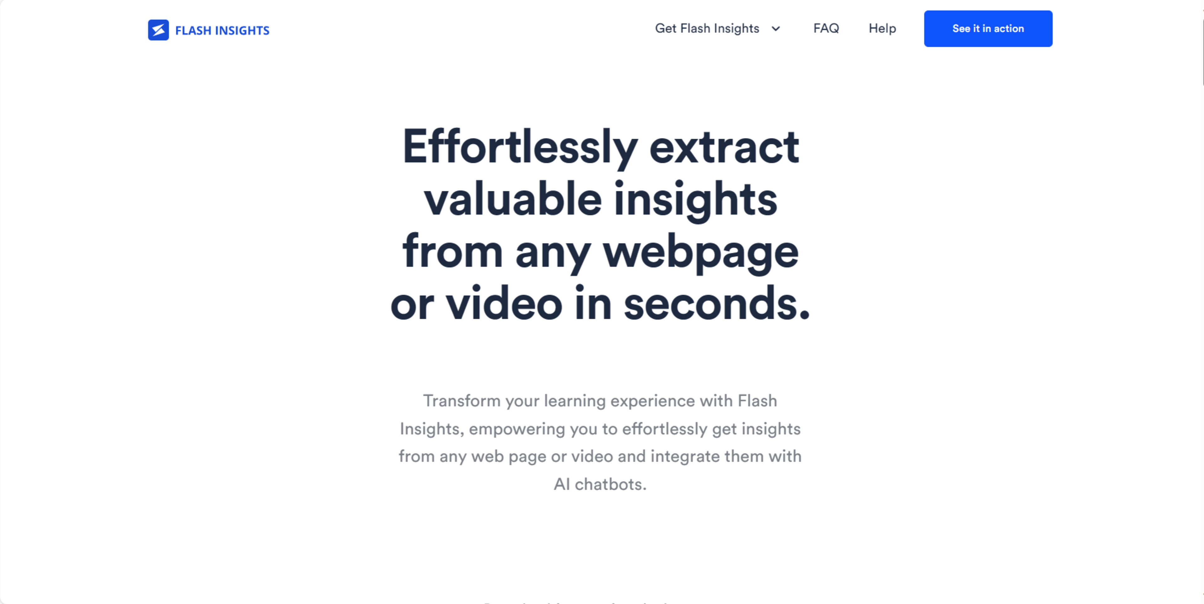 Flash Insights