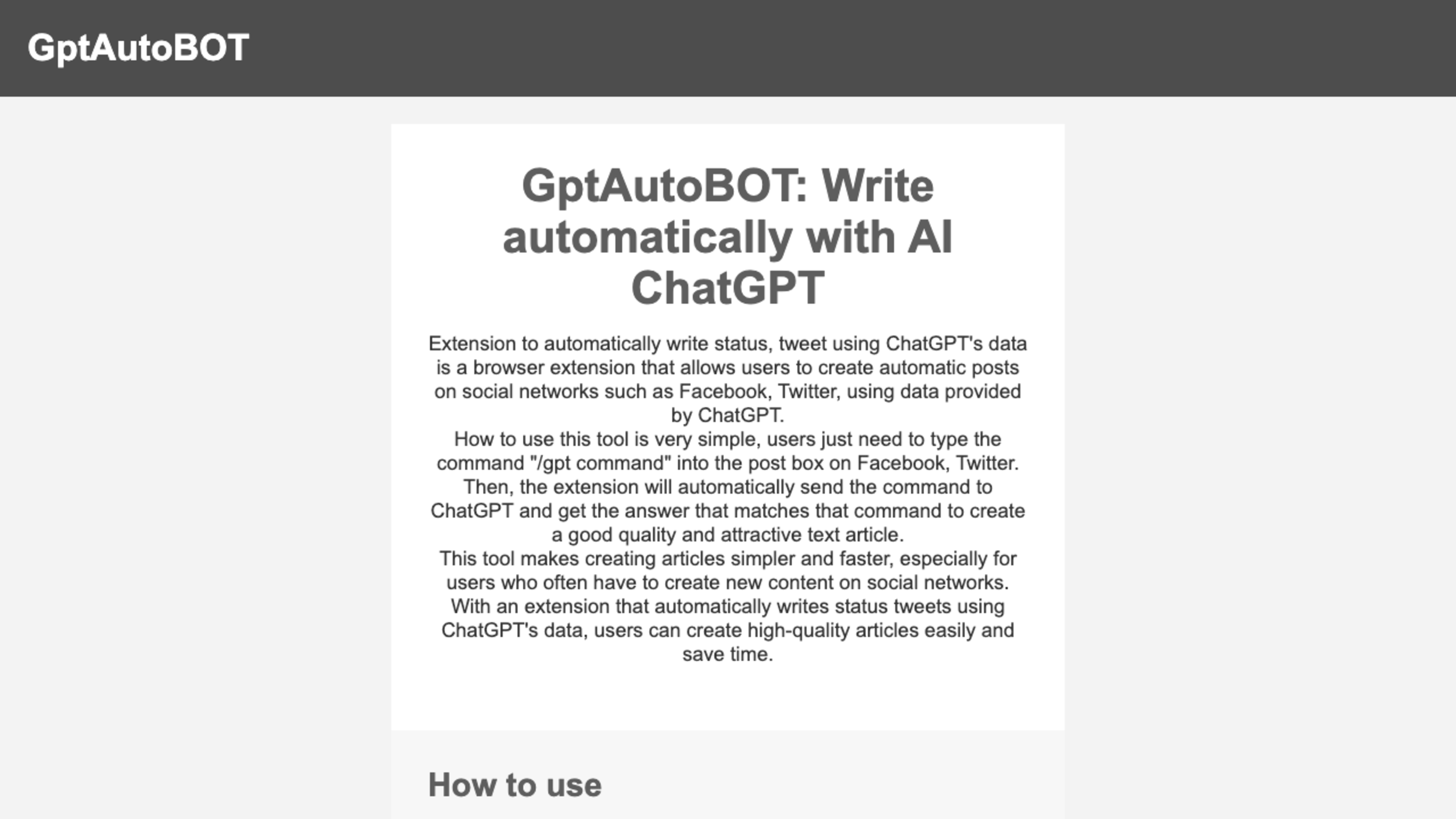 GPTAutoBot