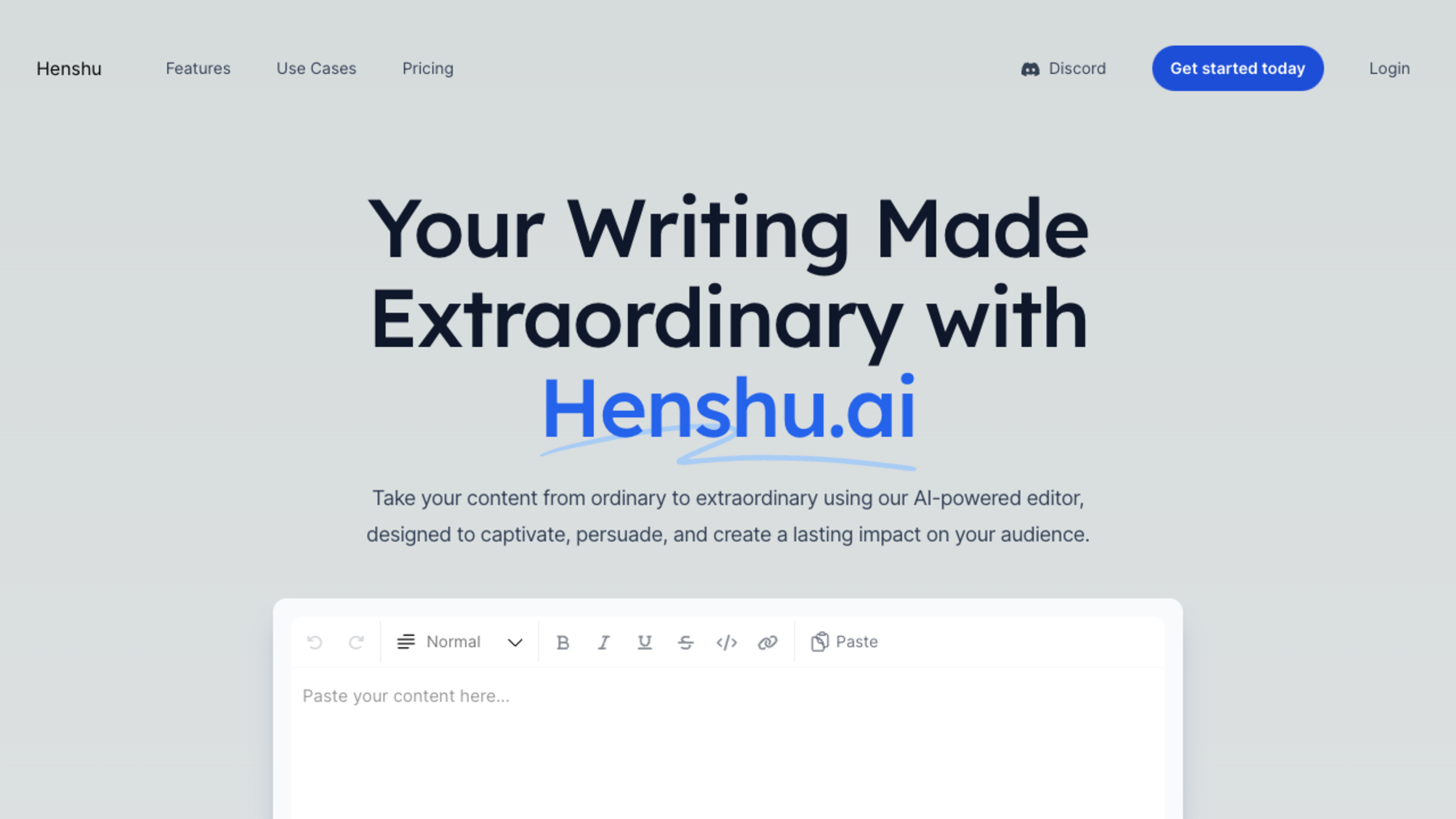 Henshu.ai