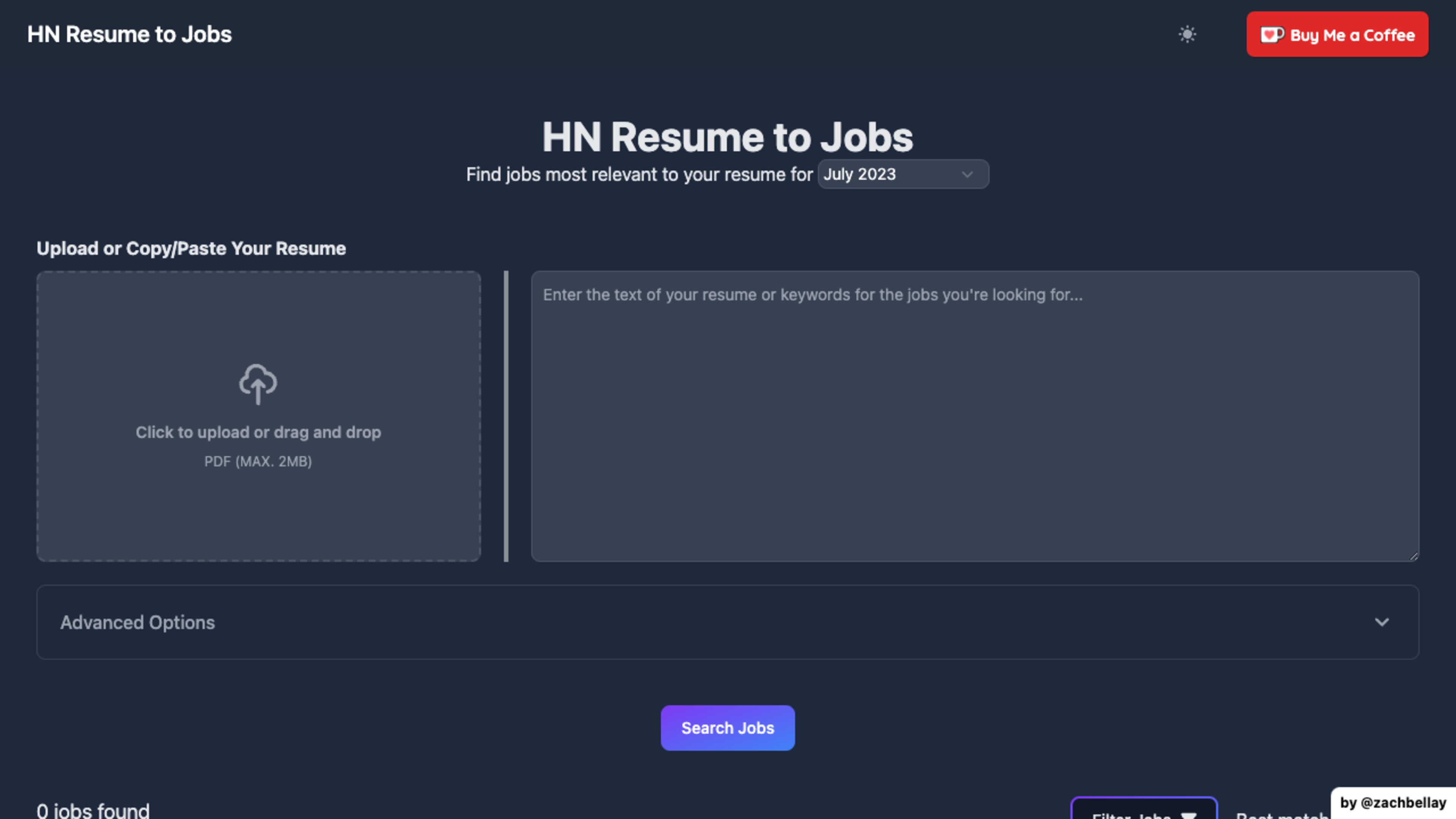 HN Resume to Jobs