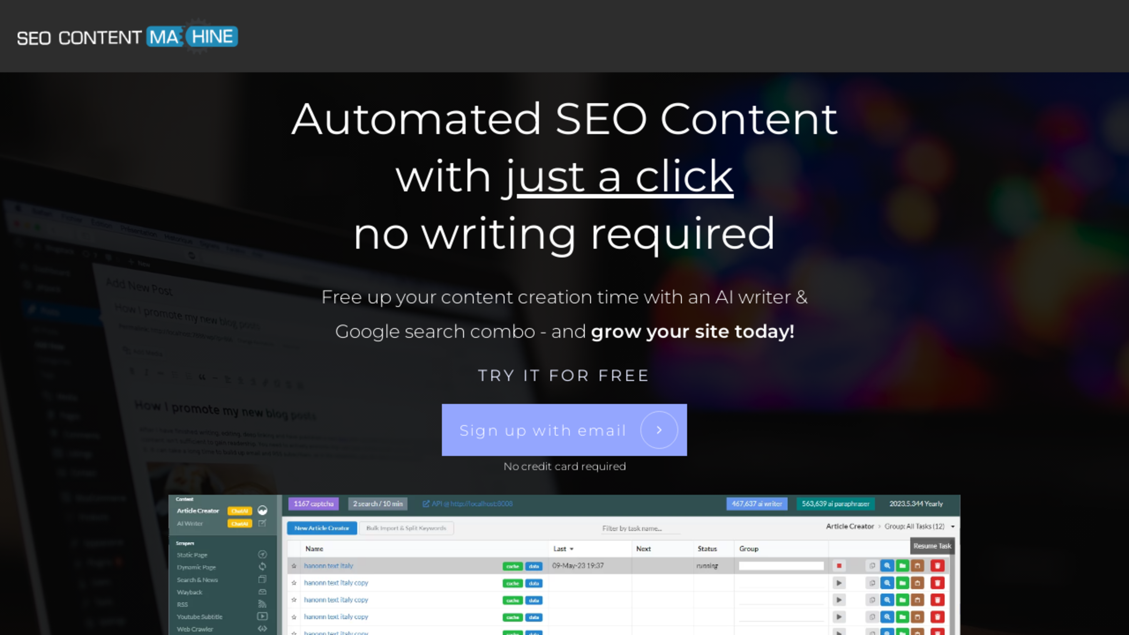 SEO Content Machine