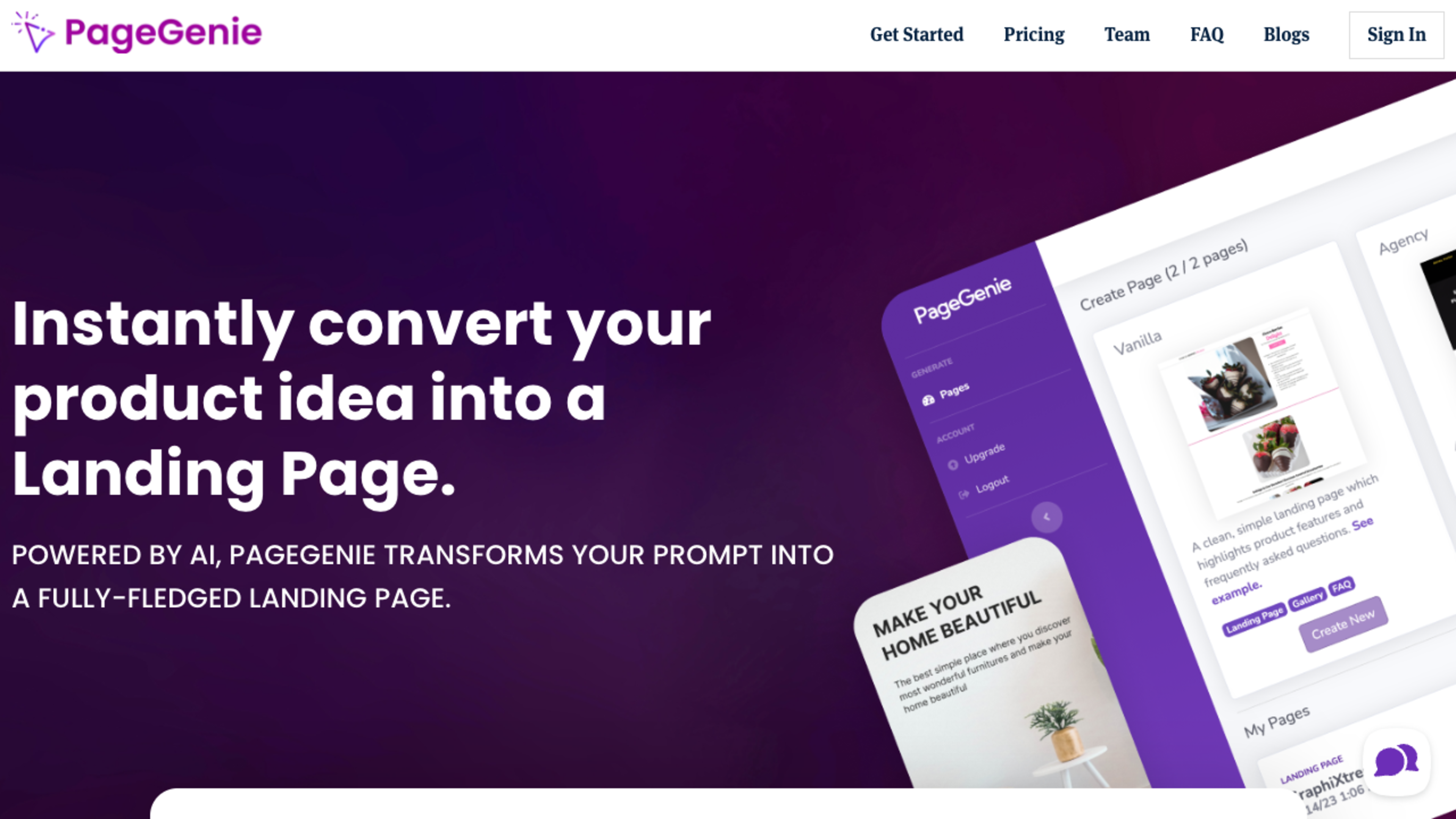 Pagegenie