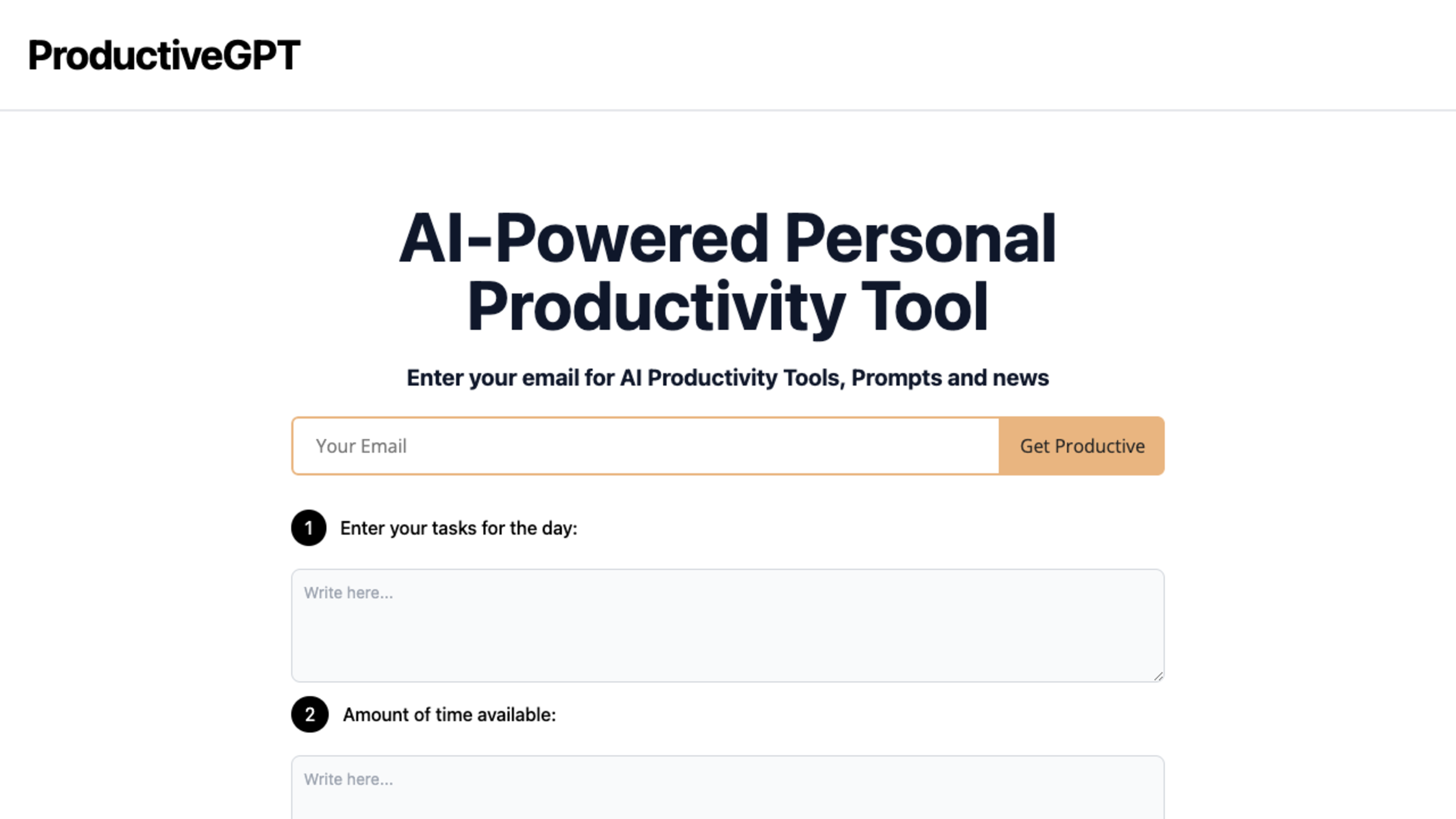 ProductiveGPT