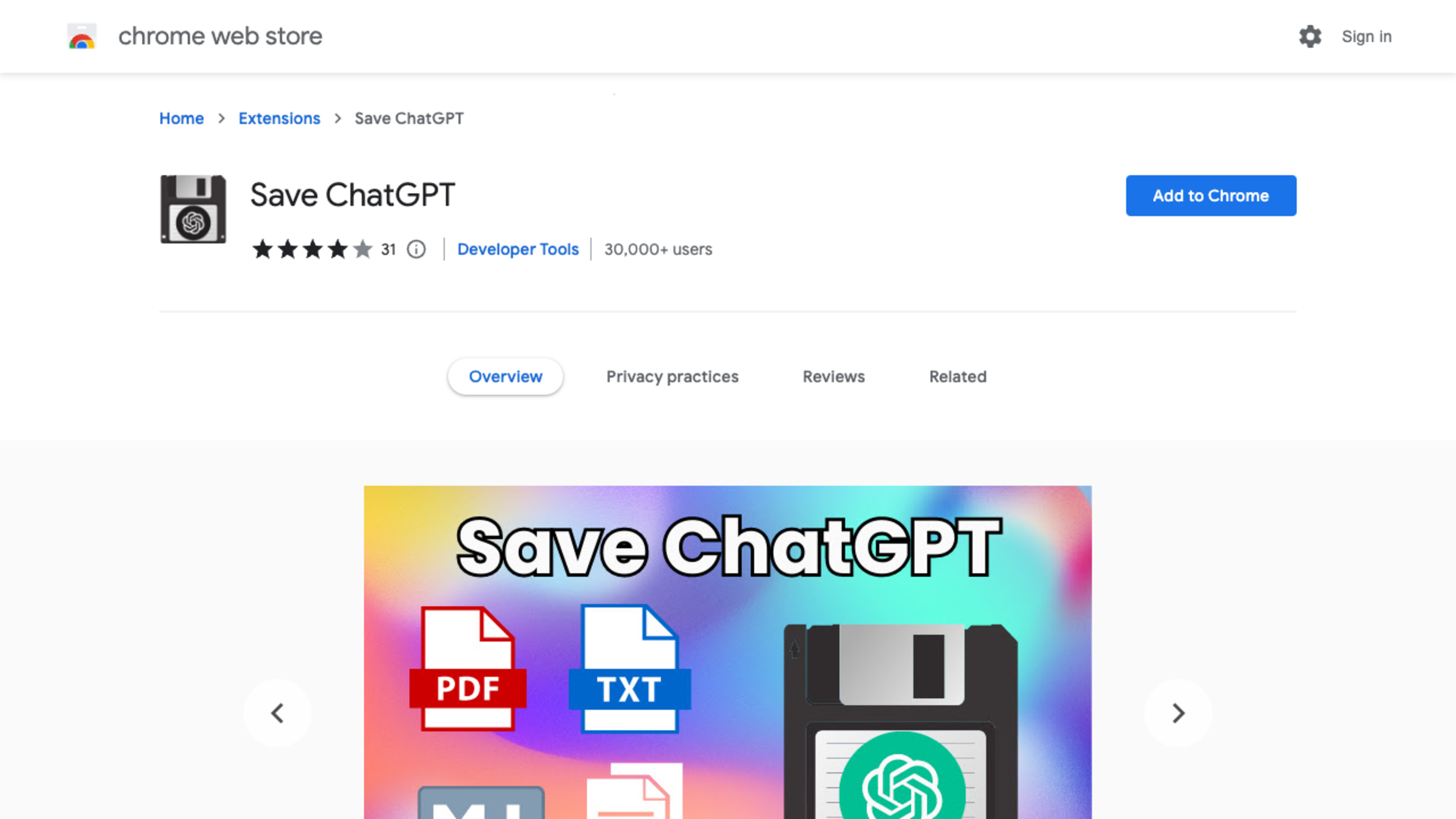 Save ChatGPT