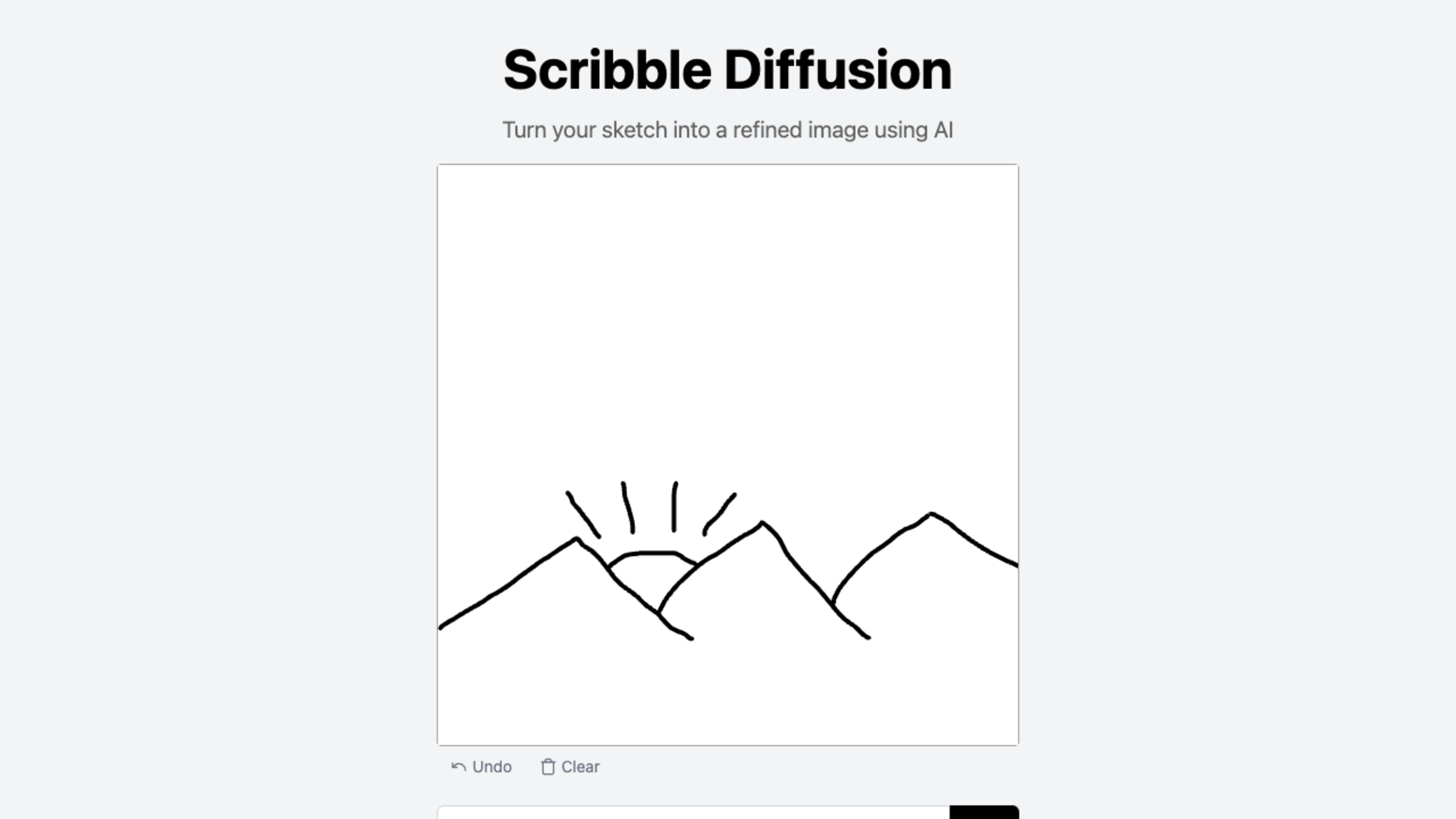 Scribble Diffusion