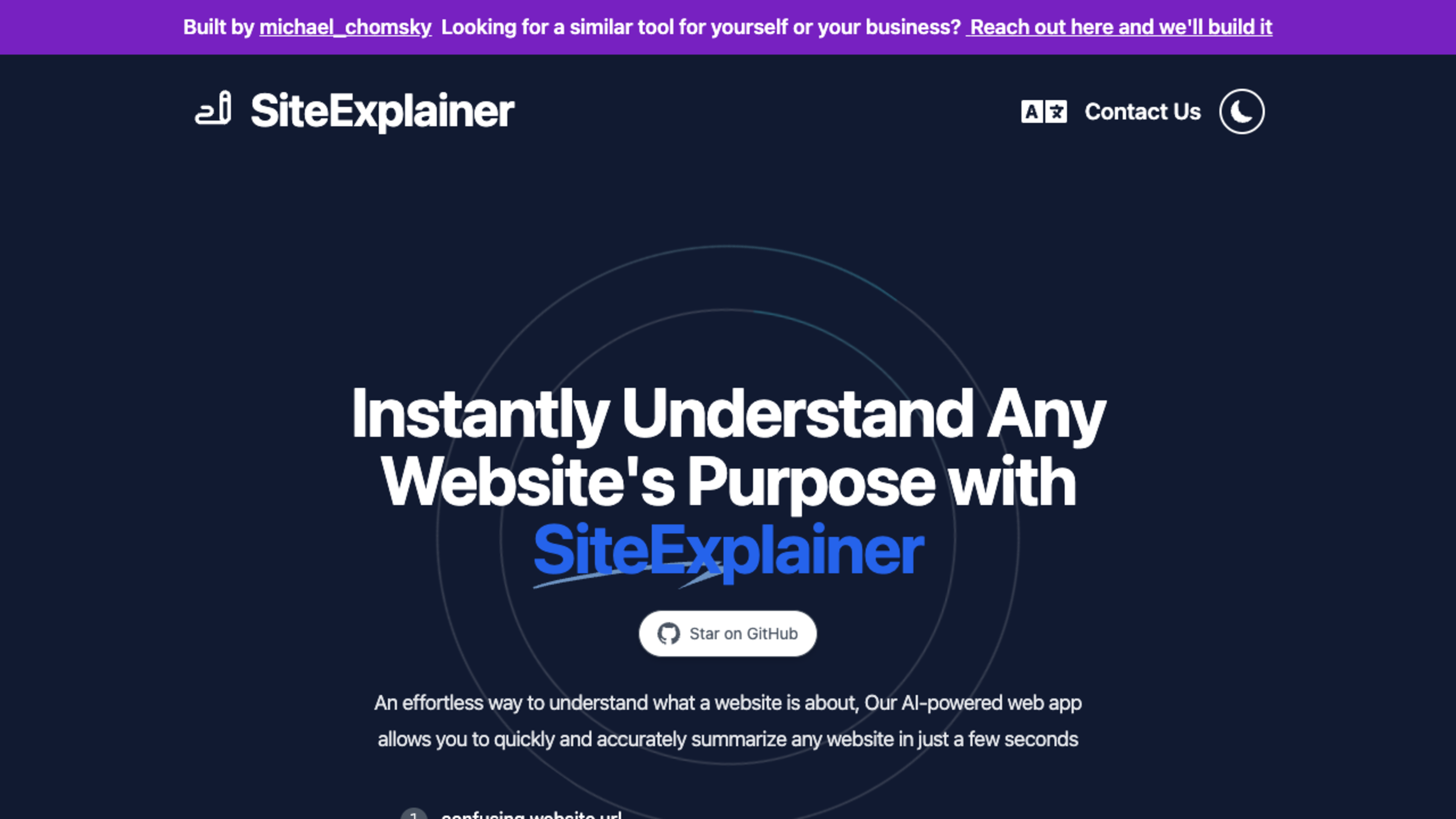 SiteExplainer