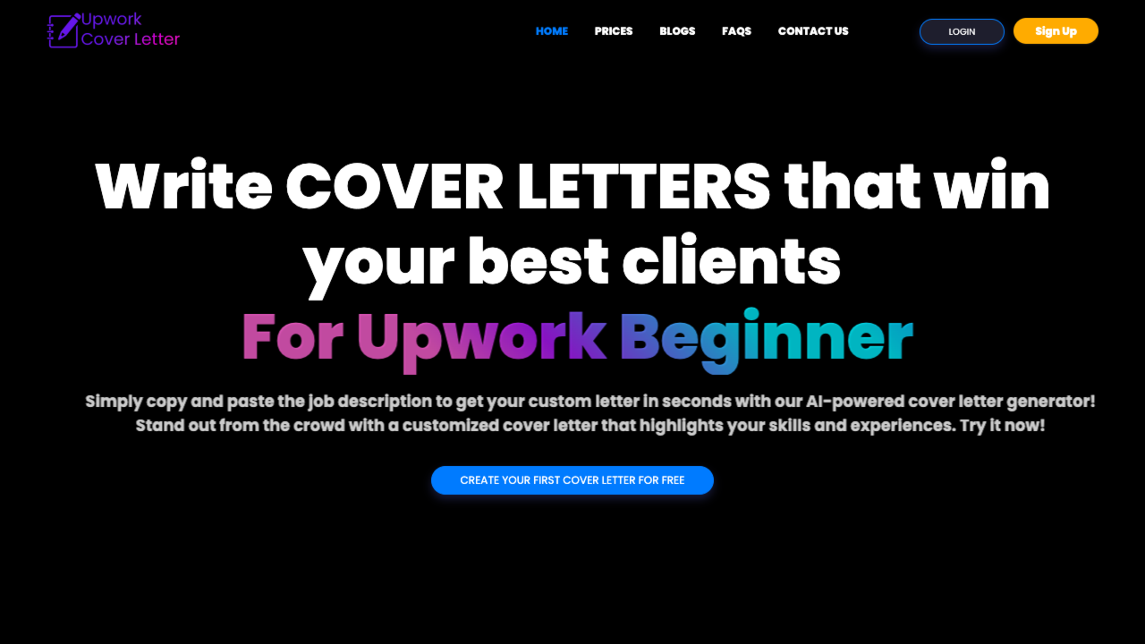 UpworkCoverLetter