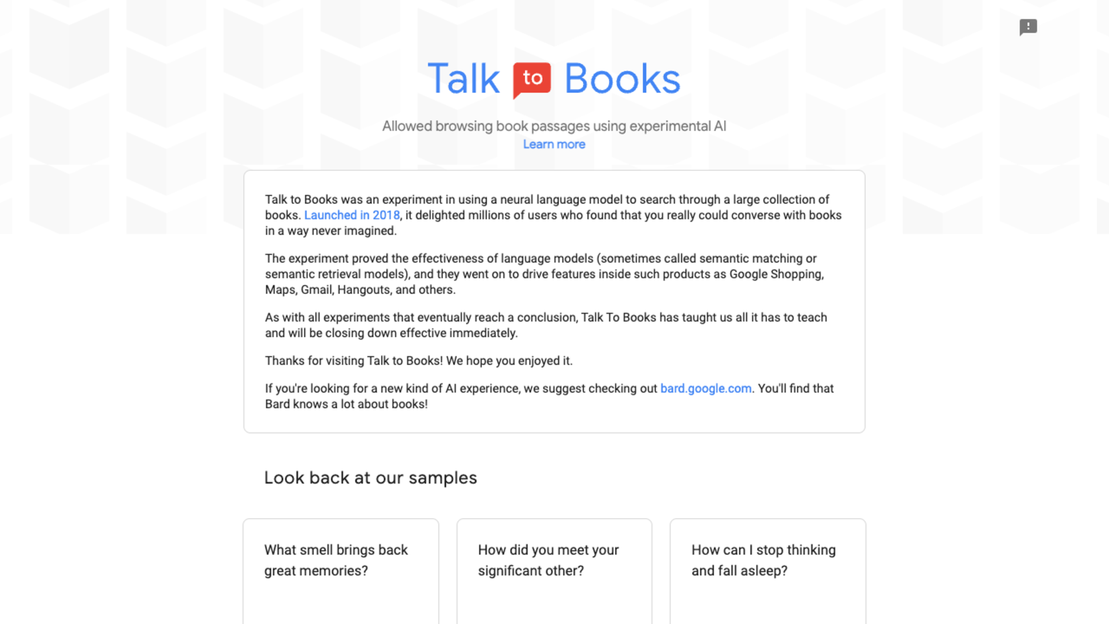 Talk To Books