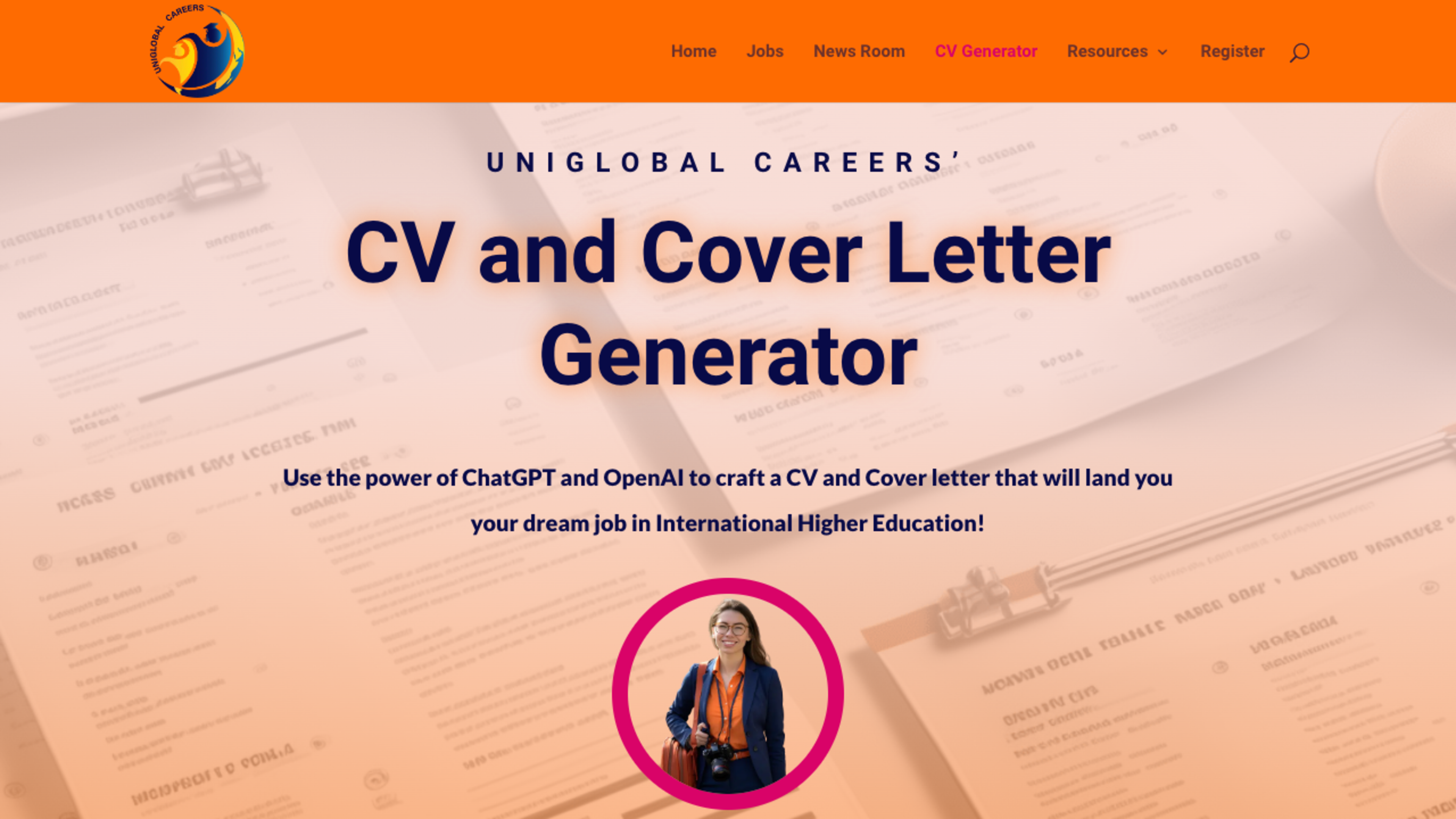 UniGlobal CV and Cover Letter Generator