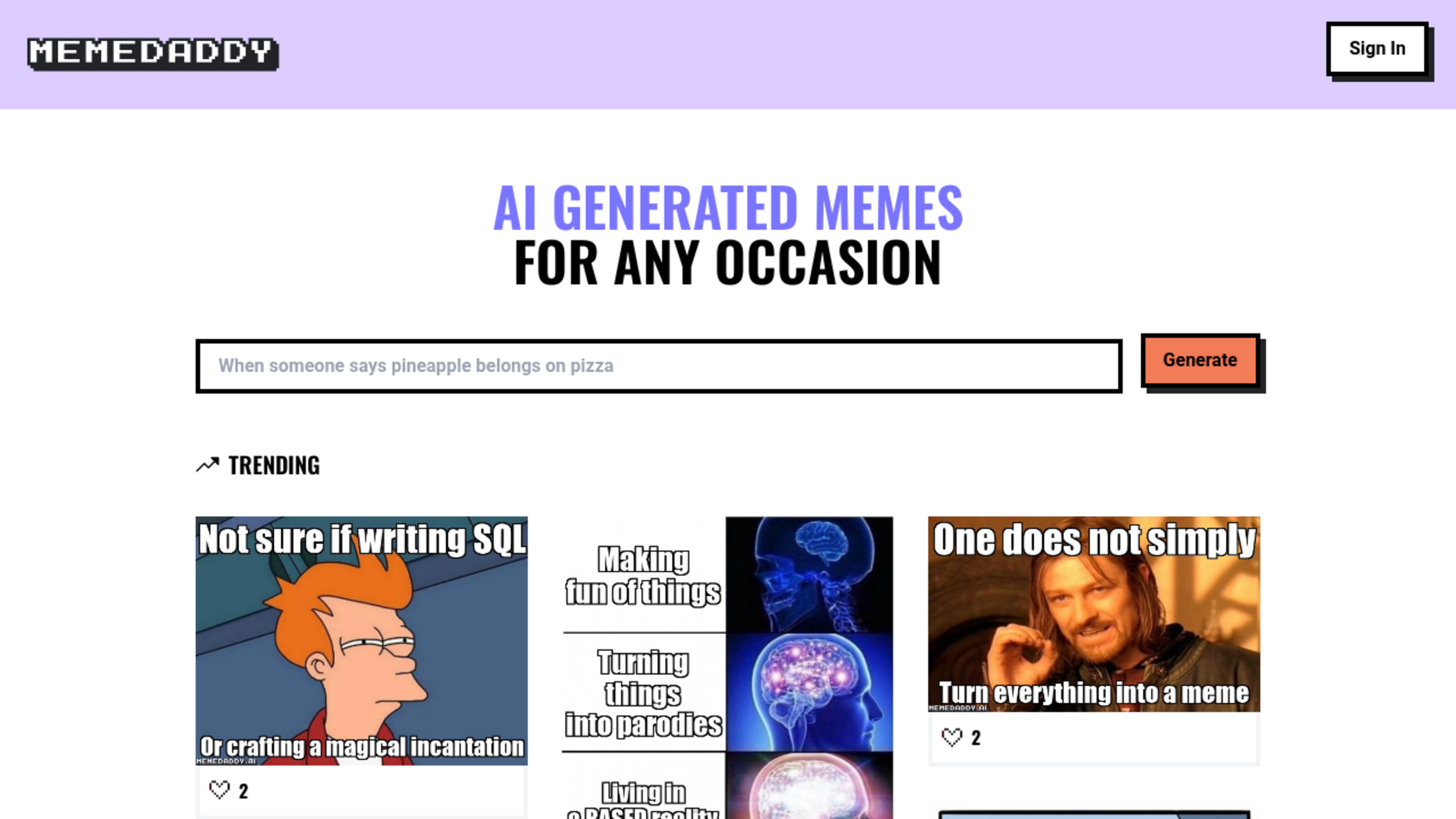 Supermeme.ai: AI-Powered Meme Generator Creates Custom Memes in