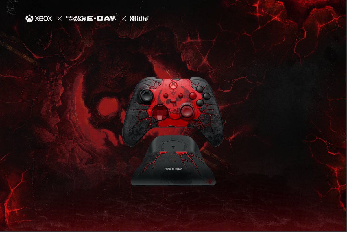 8BitDo Unveils Gears of War: E-Day Ultimate Charging Dock