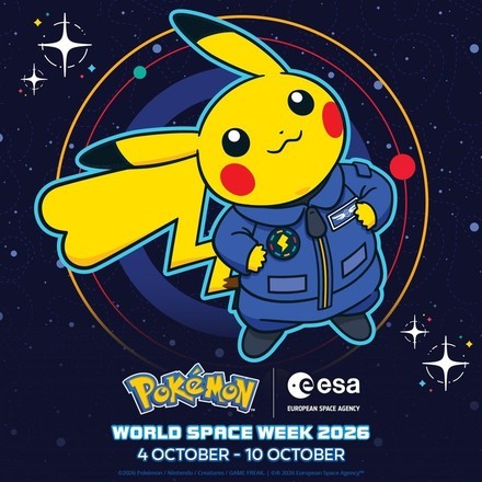 ESA and Pokémon Team Up for World Space Week 2026