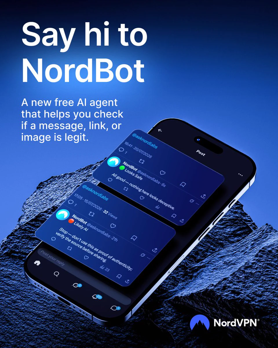 NordVPN Launches NordBot, a Free AI Scam-Checking Agent