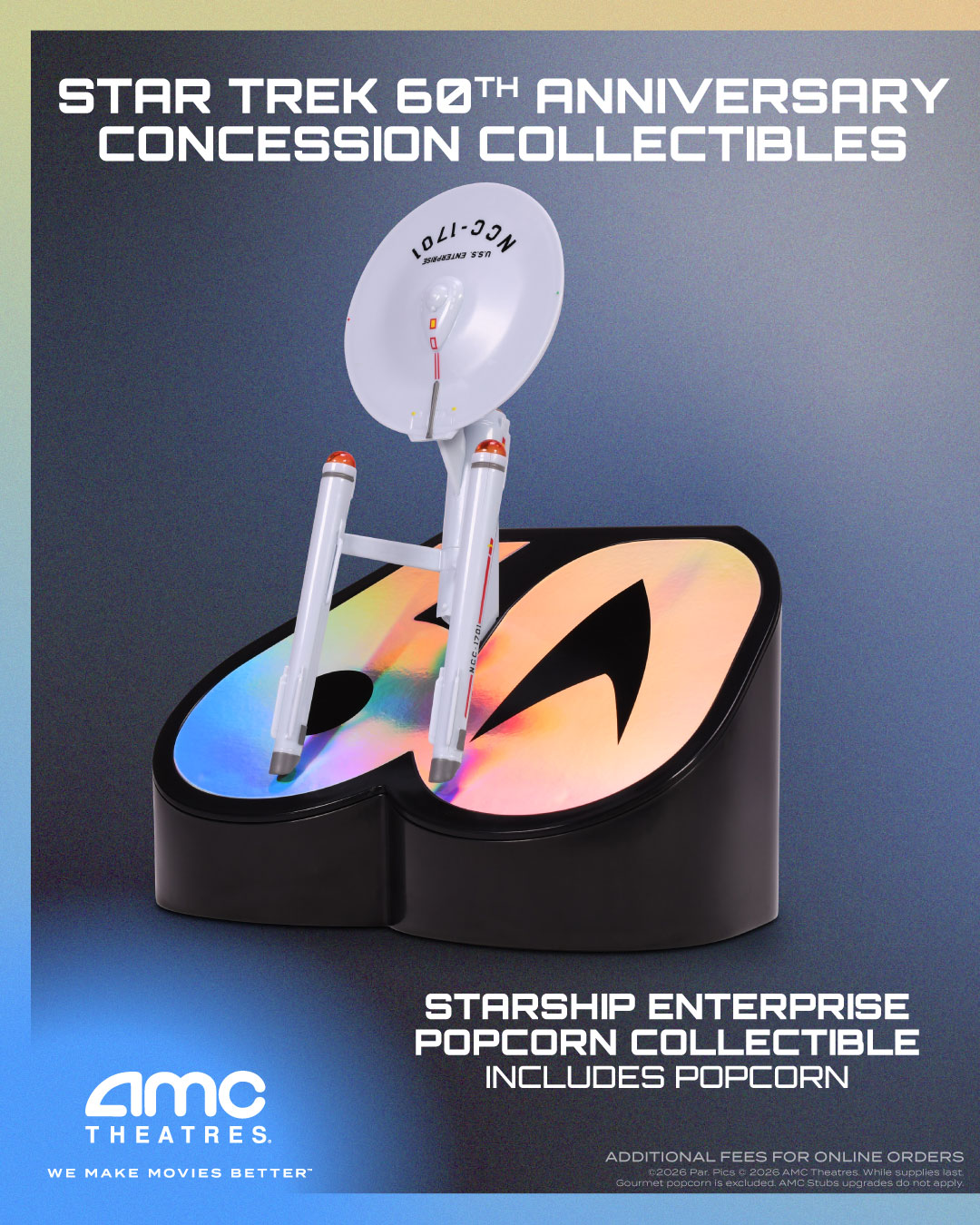 AMC Theatres Rolls Out Star Trek 60th Anniversary Concession Collectibles