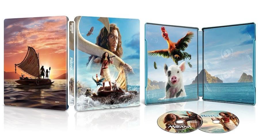 Live-Action Moana 4K UHD Steelbook, Blu-ray, and DVD Set Sail on October 6
