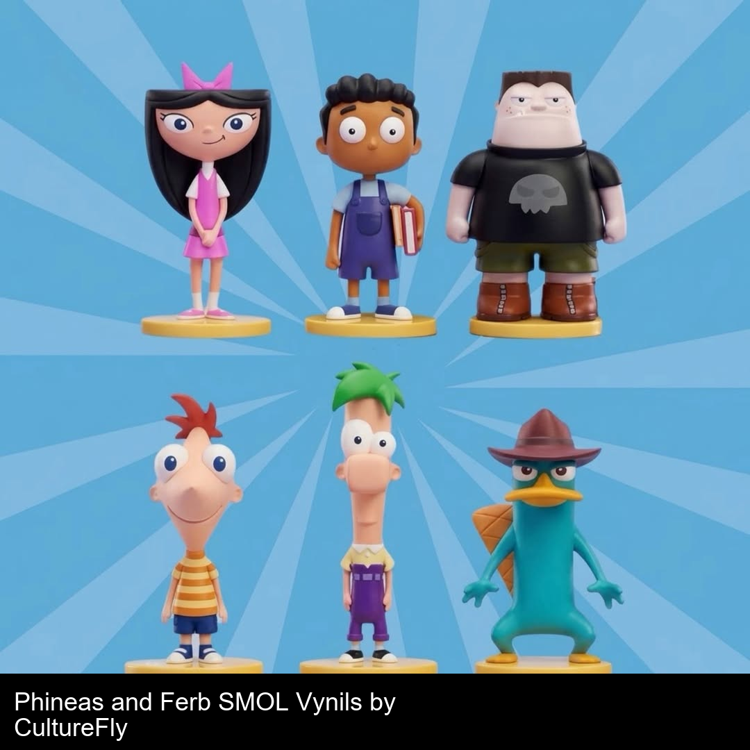 Phineas and Ferb SMOL Vynils First Look by CultureFly