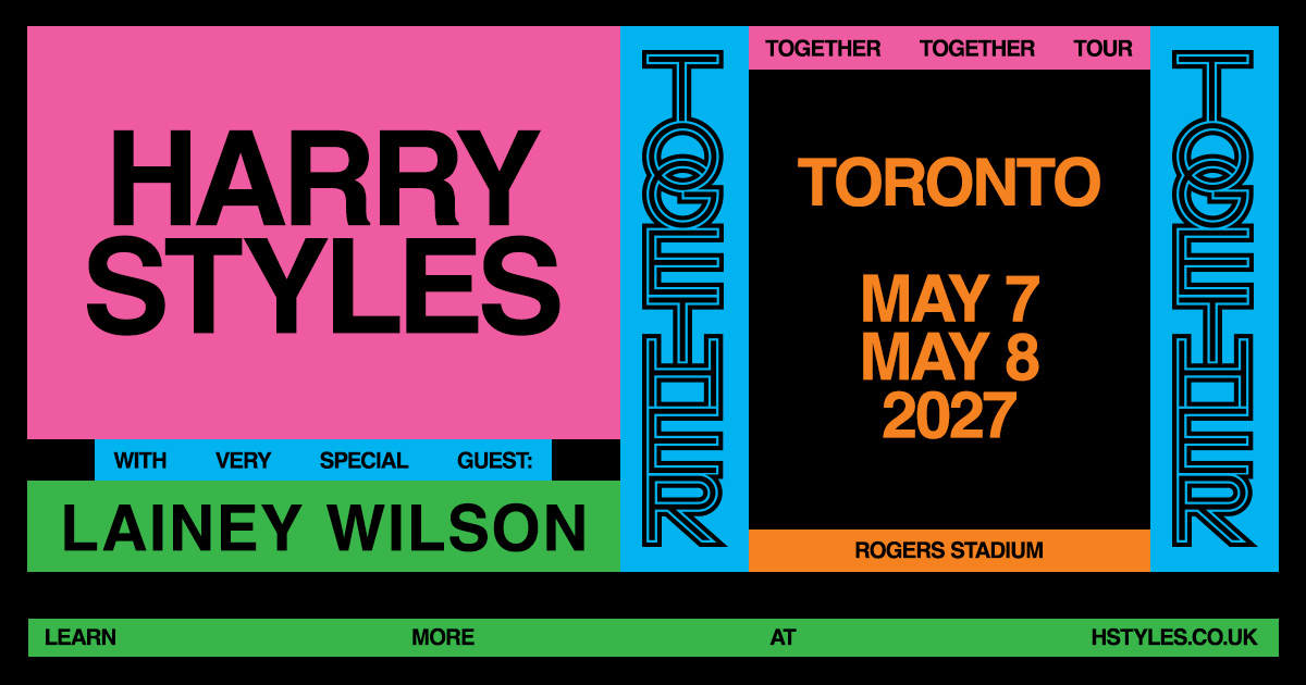 Harry Styles Announces Together, Together 2027 Toronto Date
