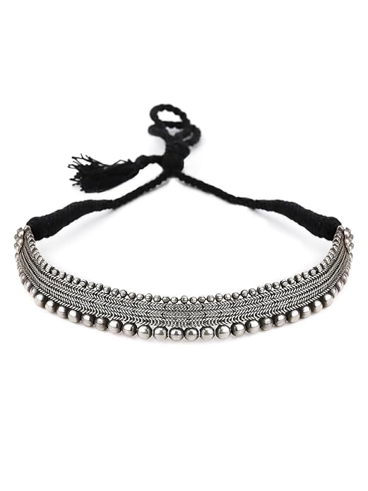 Oxidized German Silver Necklace