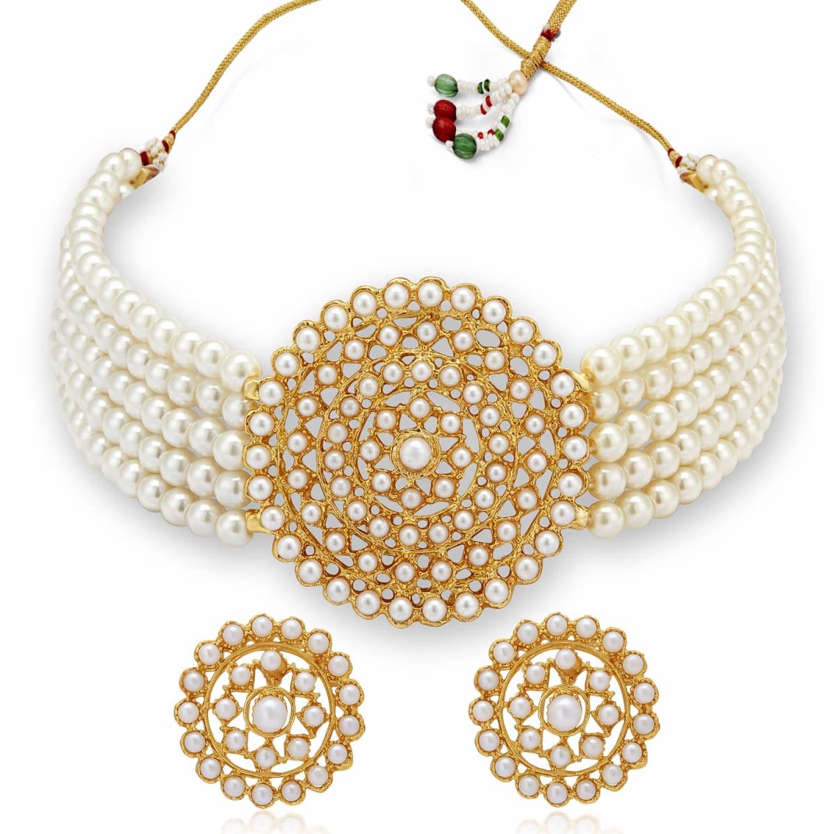 White Pearl Choker