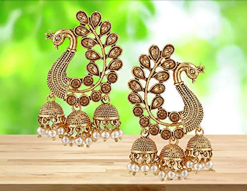 Moti Peacock Jhumki