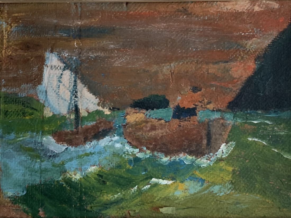 Sailing in the bay, 1963