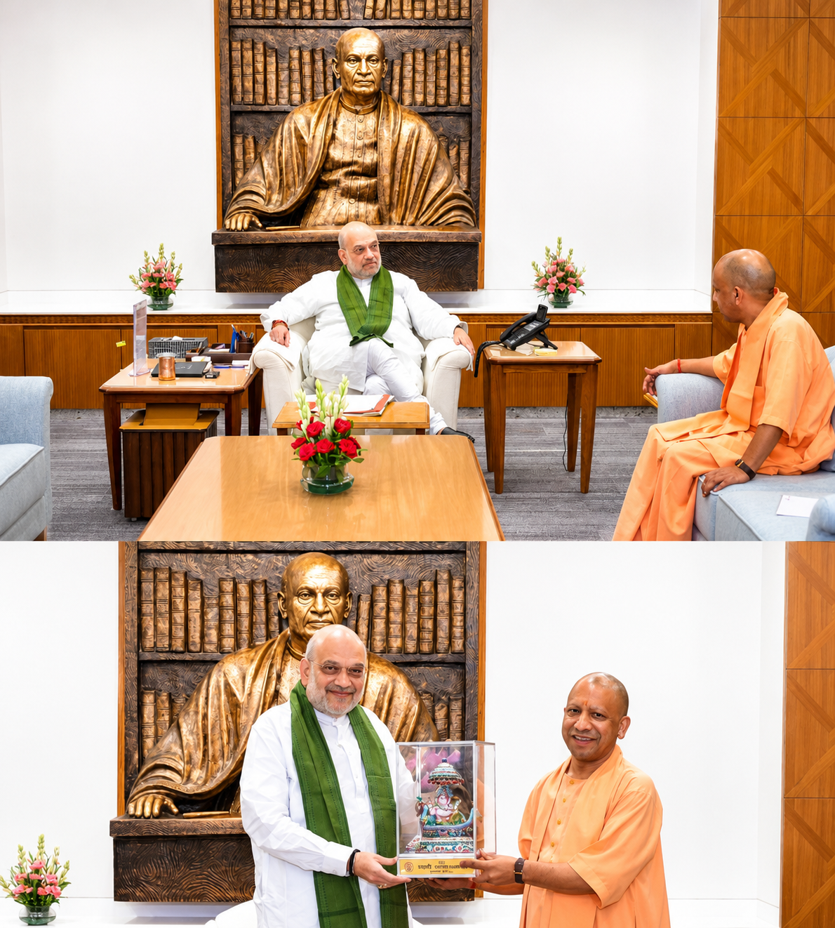 मुख्यमंत्री योगी आदित्यनाथ ने नई दिल्ली में केंद्रीय गृह मंत्री अमित शाह से मुलाकात