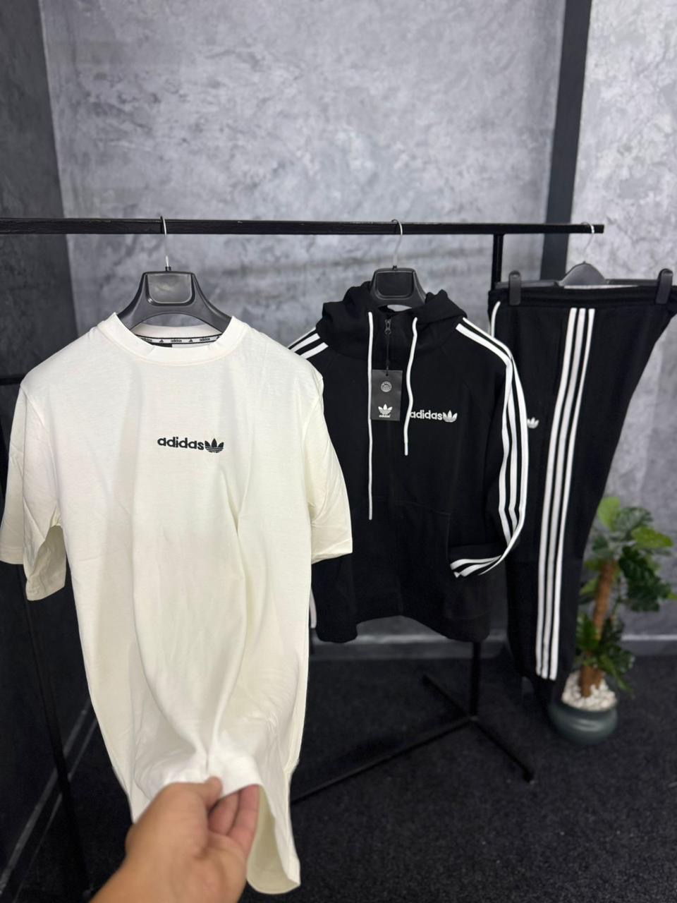 Ensemble t-shirt servette + pantalon Adidas