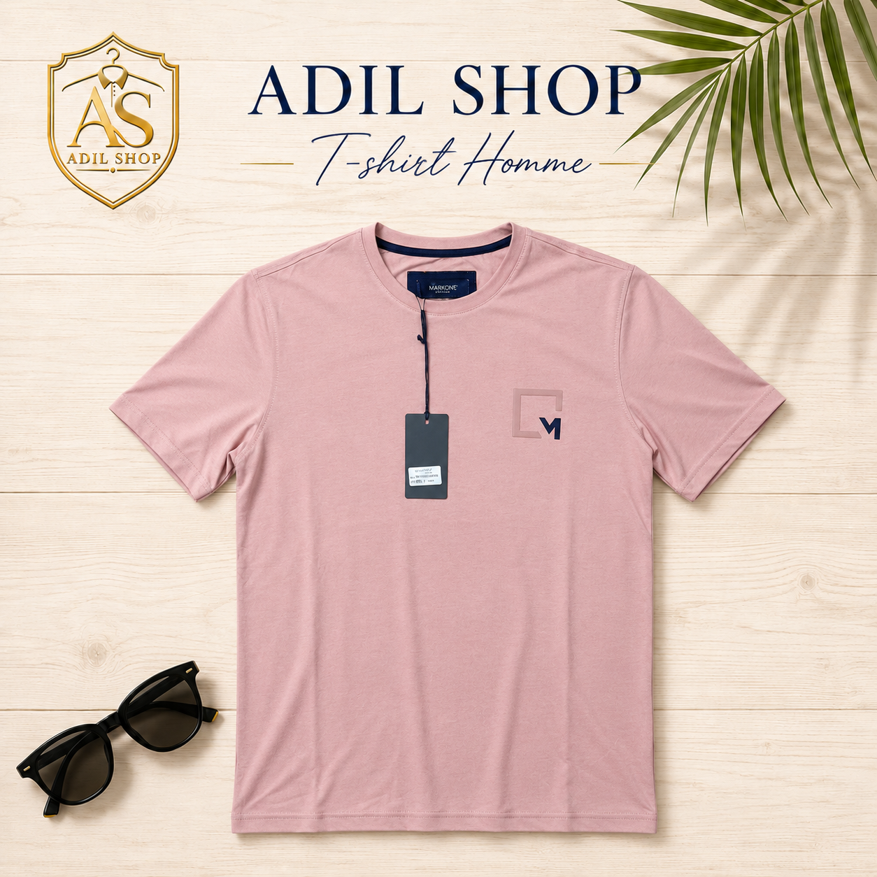 T-shirt Homme   - Adil Shop Taza