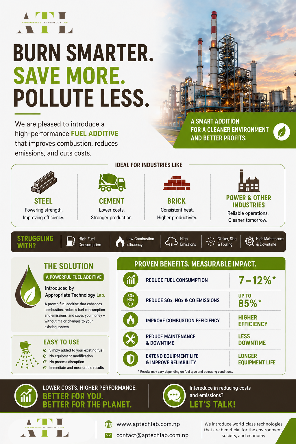 Industrial Fuel Efficiency & Emission Reduction Solutions