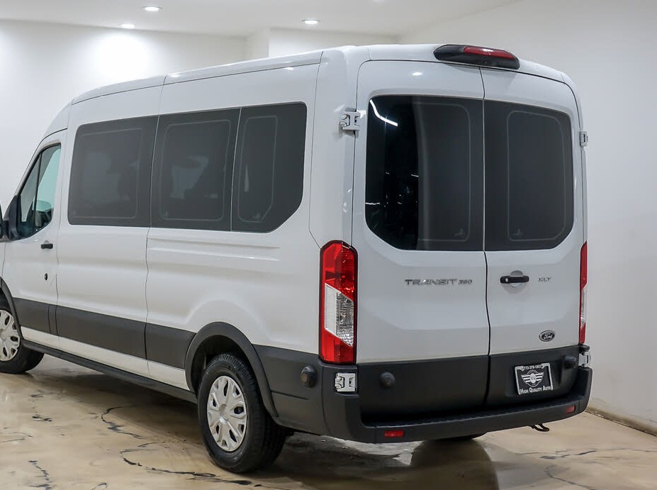 Spacious 2019 Ford Transit Passenger Van with Medium Roof Design