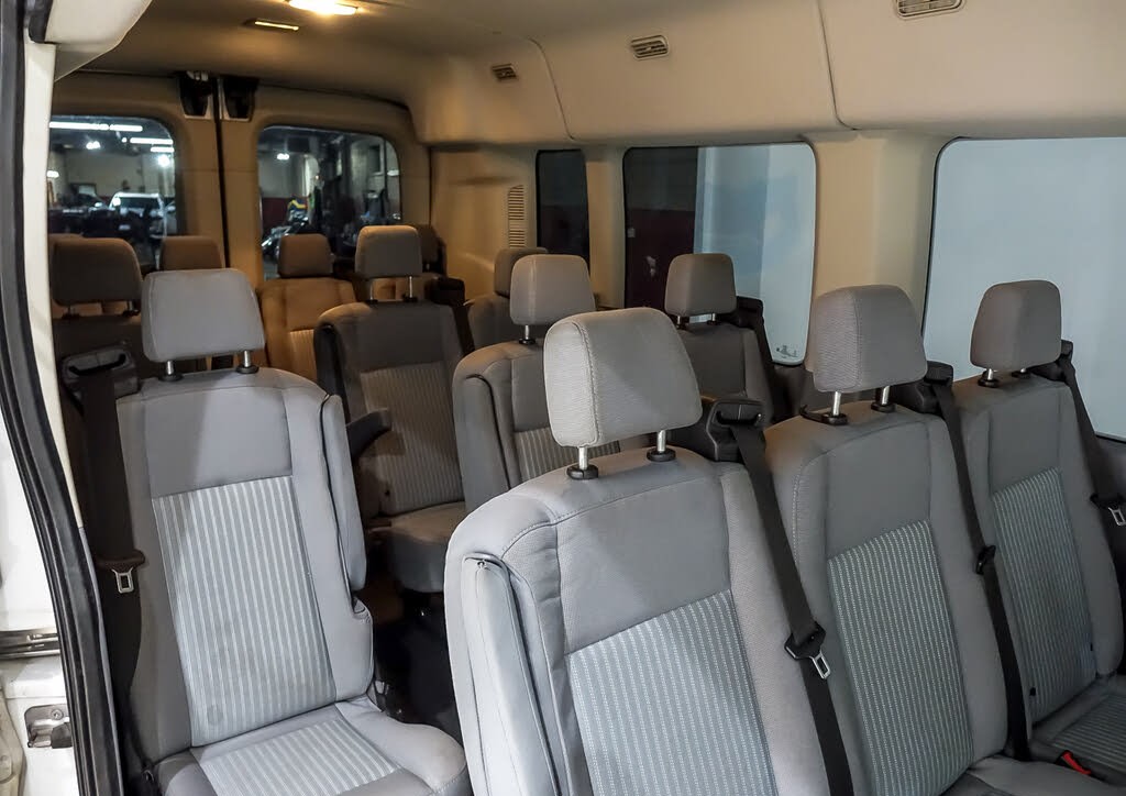 Spacious 2019 Ford Transit Passenger Van with Medium Roof Design
