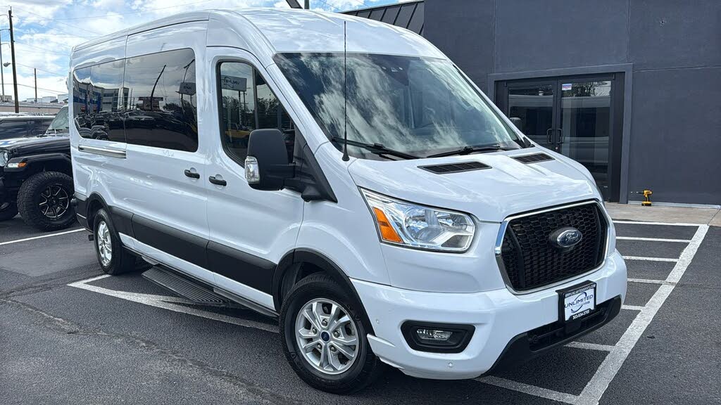 Well-Maintained 2022 Ford Transit 350 XLT Passenger Van
