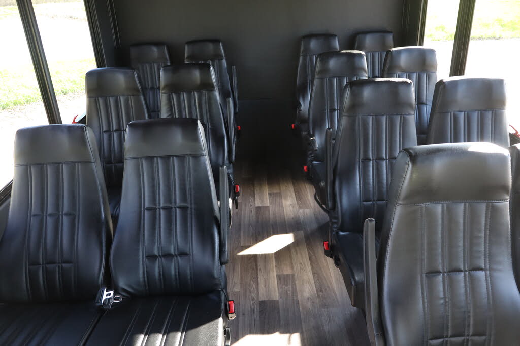 Reliable 2023 Ford E-450 Super Duty Shuttle Bus with V8 Power
